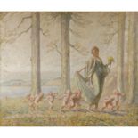 MISSFELDT, FRIEDRICH (1874-1969), "Frühling"Öl auf Leinwand, sig. und dat. 1919, HxB: ca. 203/240