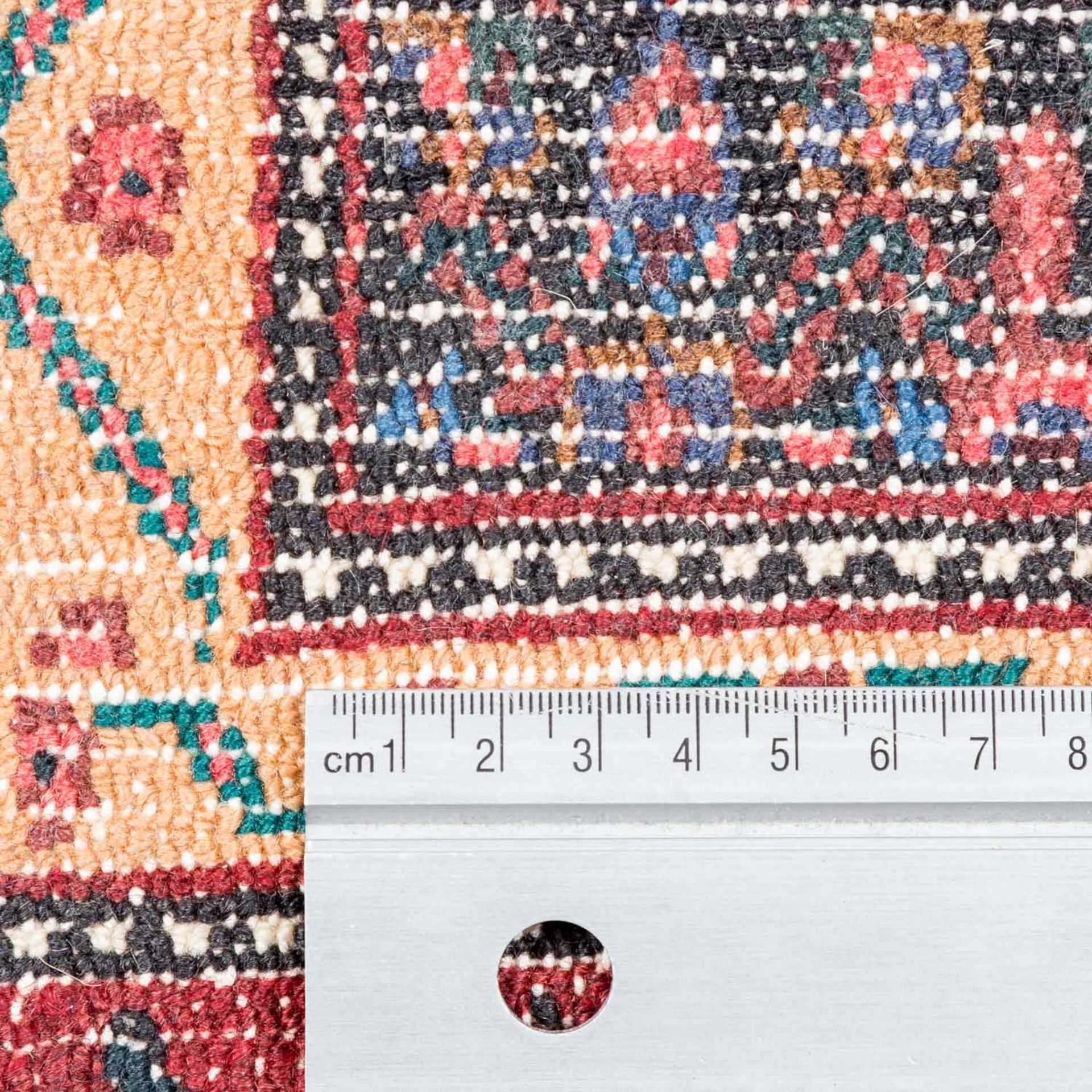 Konvolut: 2 Orientteppiche HAMEDAN/PERSIEN:1 Hamedan-Mehraban, 148x105 cm. Mit endlosem Rautenmuster - Bild 6 aus 6