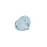 Aquamarin, natürlich, 4,44 ct.,3,43 x 9,32 x 6,97 mm, Herzschliff, aktueller Identbericht 2019.