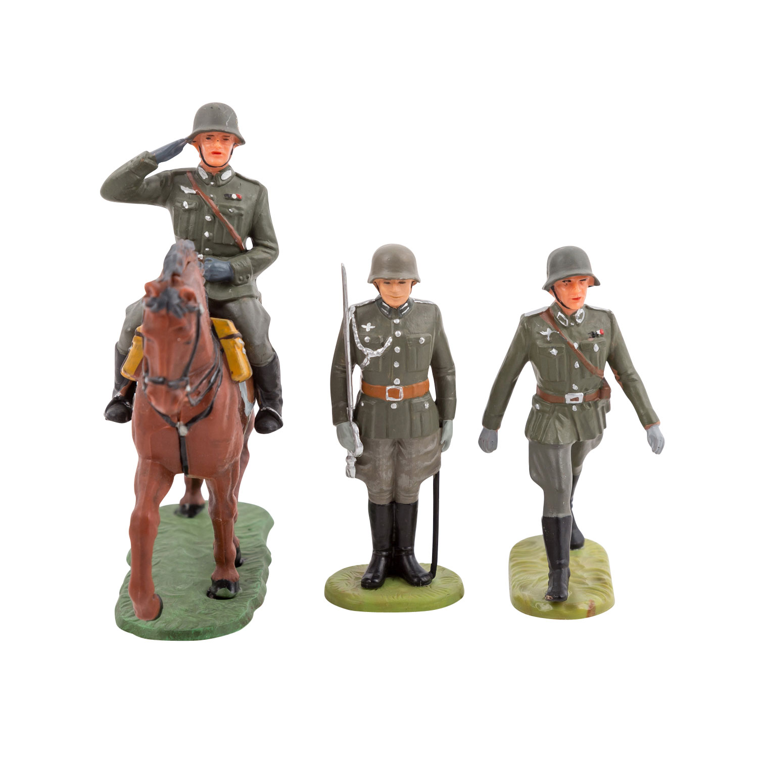 ELASTOLIN/PREISER Konvolut von ca. 43 deutschen Soldaten, NK.Hartplastik, gemarkt, darunter - Image 3 of 4