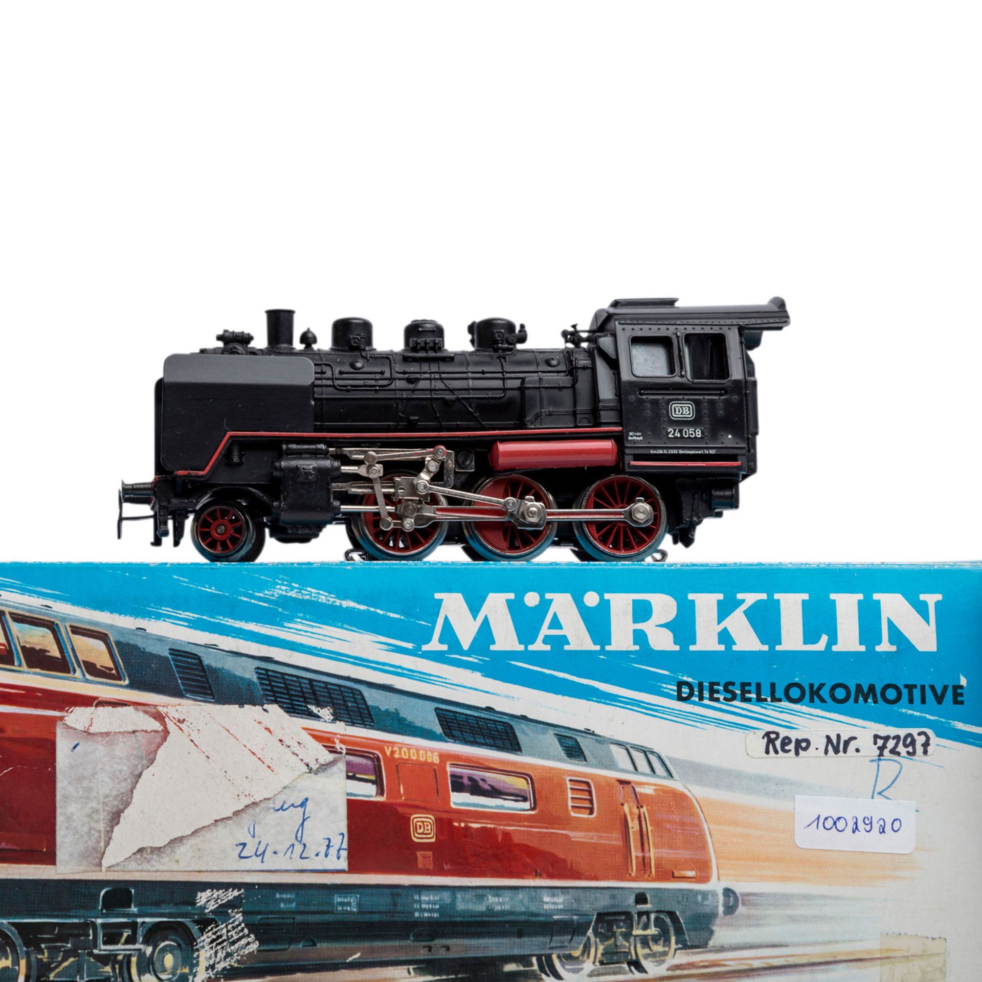 MÄRKLIN Konvolut Lokomotiven, Spur H0,bestehend aus 4 Dieselloks: 3065, 3146, 3074 und 3021, 3 x E- - Bild 5 aus 7