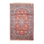 Orientteppich. BIDJAR/IRAN, 2. Hälfte 20. Jh., 192x125 cm.Klassisches Zentralmedaillonmuster mit