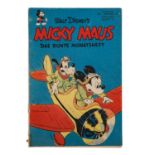 MICKY MAUS Heft 1, September 1951.Ehapa Verlag, leichte Gebrauchsspuren, Risschen am Einband, vor