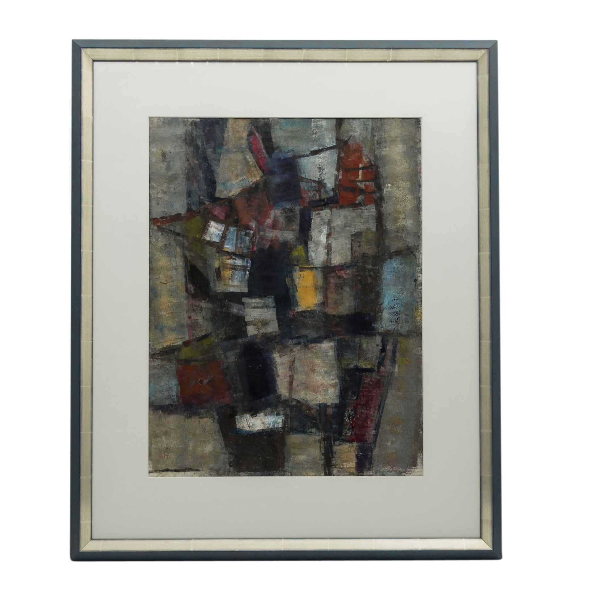 KORNHAS, WERNER (1910-1992), "Abstrakte Farbkomposition",u.re. signiert, Tempera/Papier, HxB: - Bild 2 aus 4