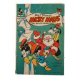 MICKY MAUS Heft Nr. 4, Dezember 1951Ehapa Verlag, Gebrauchsspuren, Rand des Titelblattes mit kleinen