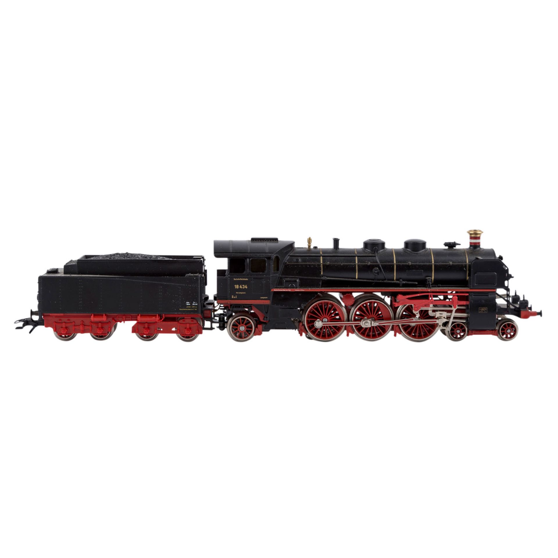 MÄRKLIN Konvolut von 3 Dampfloks, Spur H0,bestehend aus Tenderlok 3096, BN 86173, 3618, BN 18434 mit - Image 3 of 5