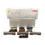 MÄRKLIN Konvolut aus 2 Wagensets, Spur H0.Bestehend aus 6-tlg Sonderserie der K.W.St.E, 2857,