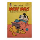 MICKY MAUS Heft Nr. 2, Oktober 1951.Ehapa Verlag, min. Gebrauchsspuren, kl. Riss am linken Eck des