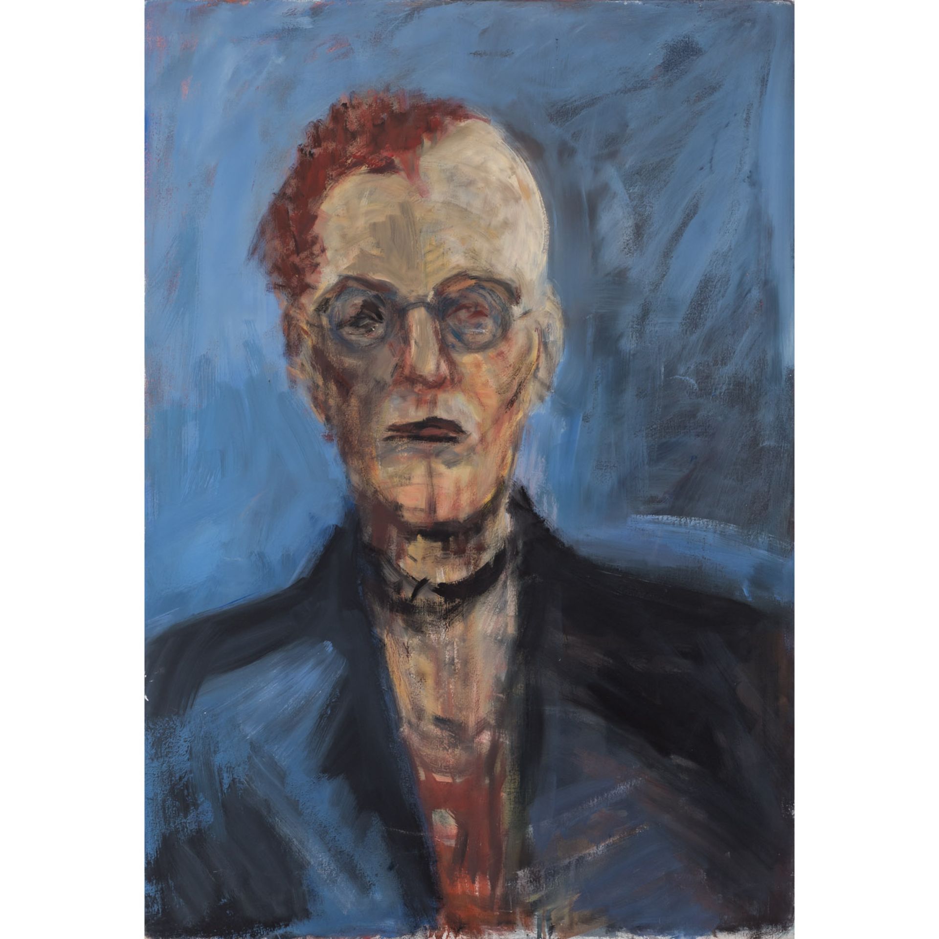 CHRISTMANN, OLIVER (geb. 1960 Heilbronn), "Phillip", 1984,Portrait eines Punkers am Arnulf-Klett-