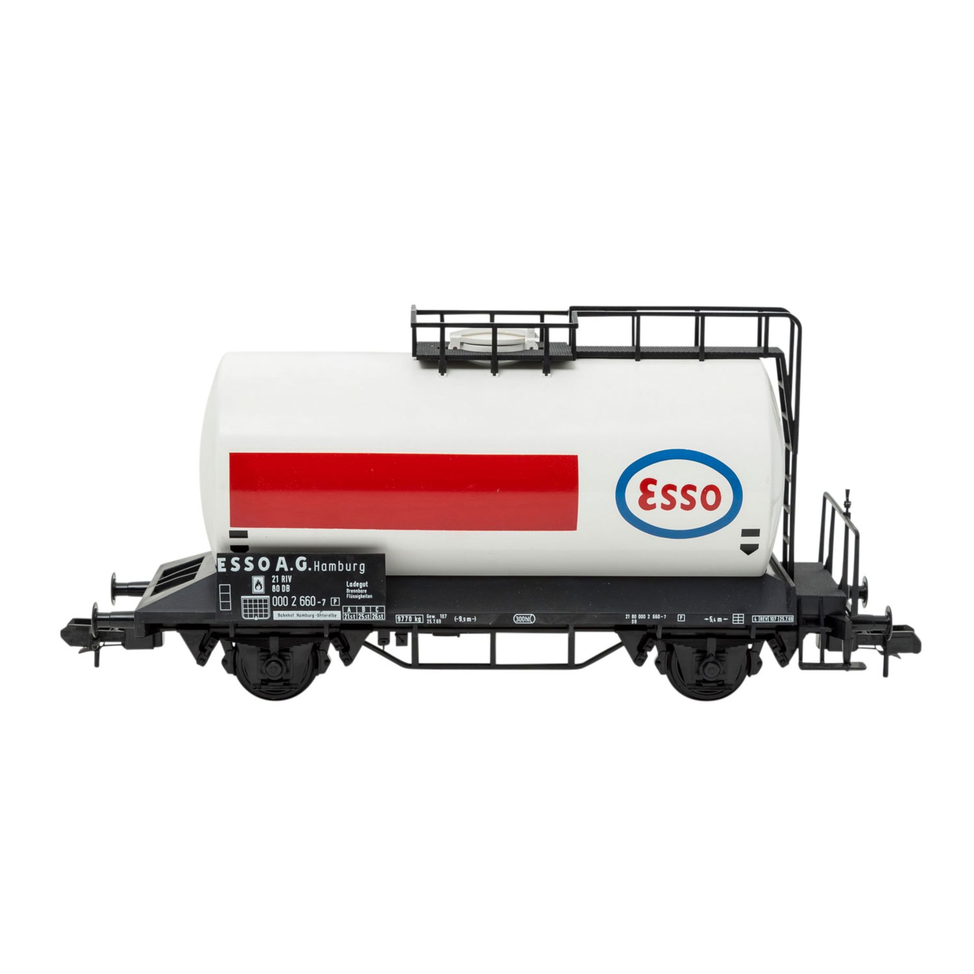 MÄRKLIN 2tlg. Konvolut Kesselwagen, Spur 1.Bestehend aus "Aral" 5867 und "Esso" 5865, je im - Bild 3 aus 3