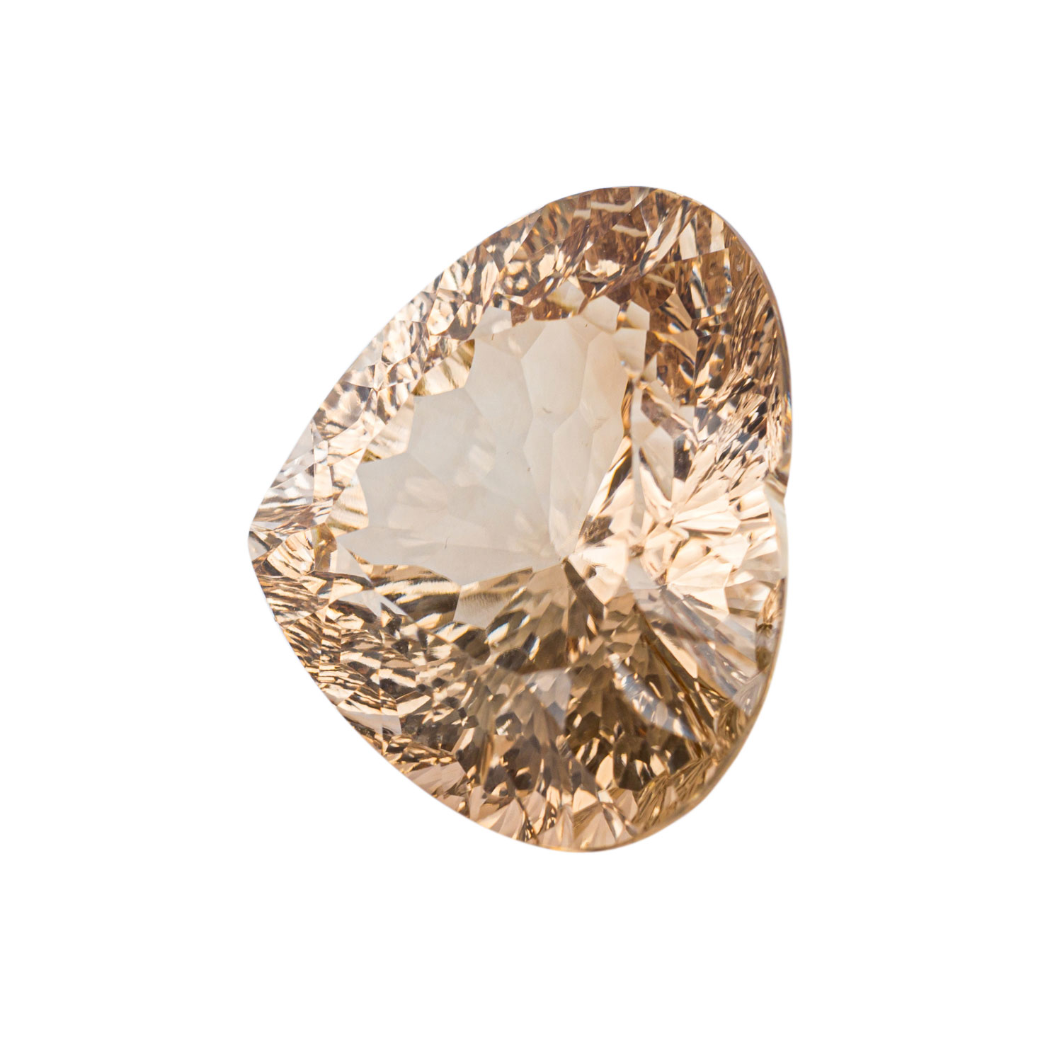 Loser, natürlicher Topas, 28,63 ct.,Herzschliffvariation, 21,08 x 17,78 x 11,6 mm, gelbstichiges - Image 5 of 7