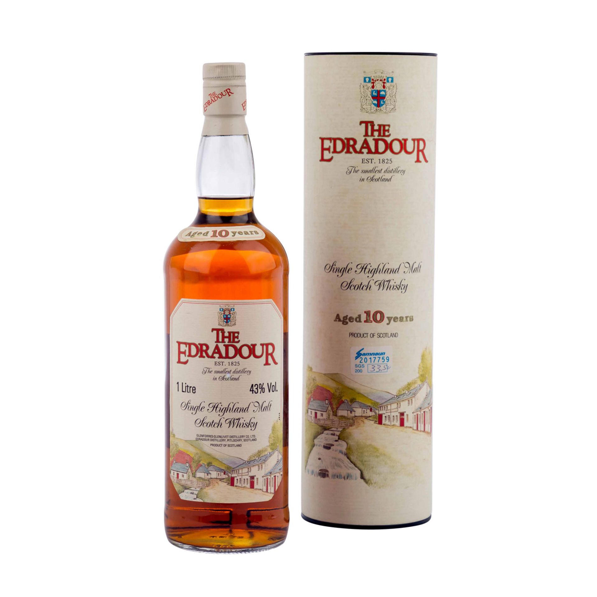 EDRADOUR 10 years Single Malt Scotch Whisky,Region: Highlands, Glenforres-Glenlivet Distillery, - Bild 2 aus 2