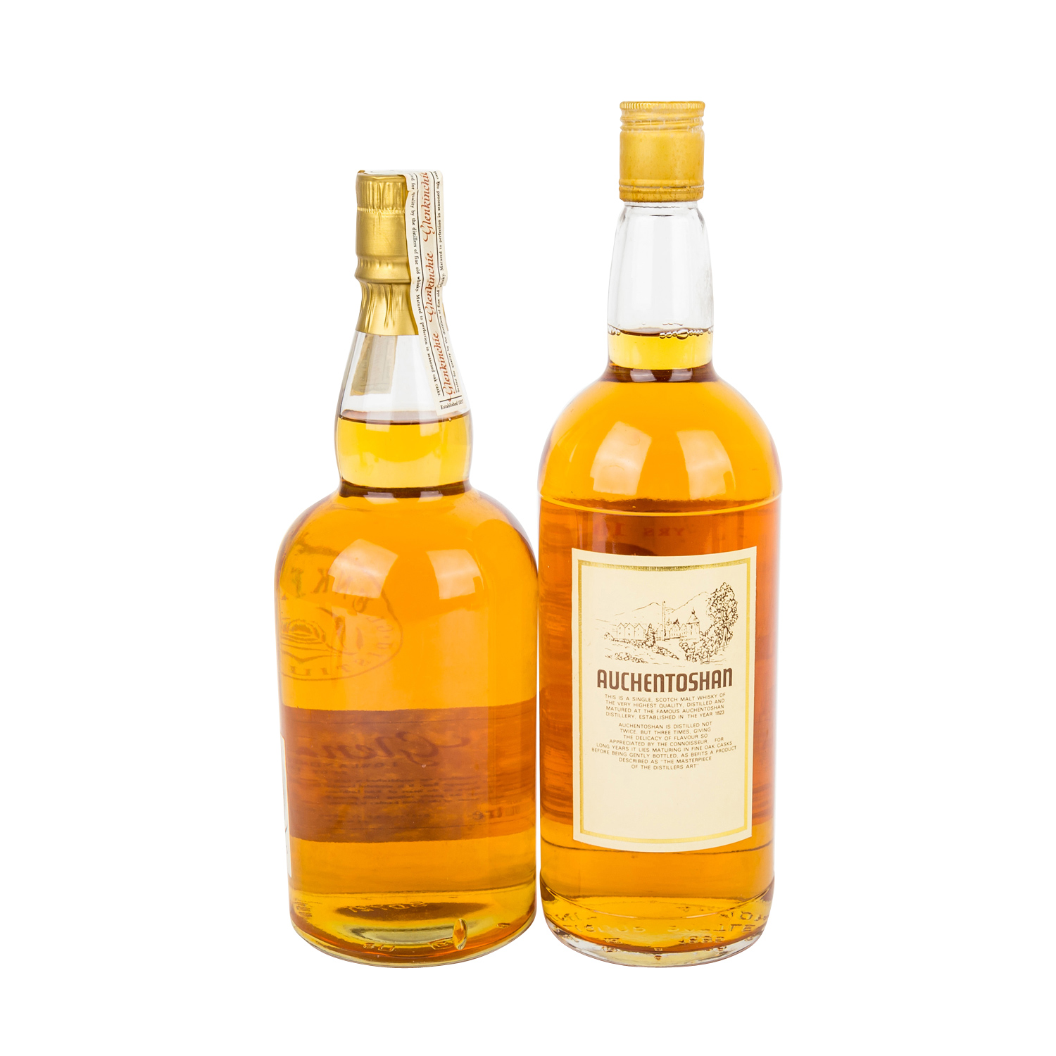 2 Flaschen Single Malt Scotch Whisky GLENKINCHIE 10 years / AUCHENTOSHAN 10 yearsRegion: Lowlands, - Image 5 of 5