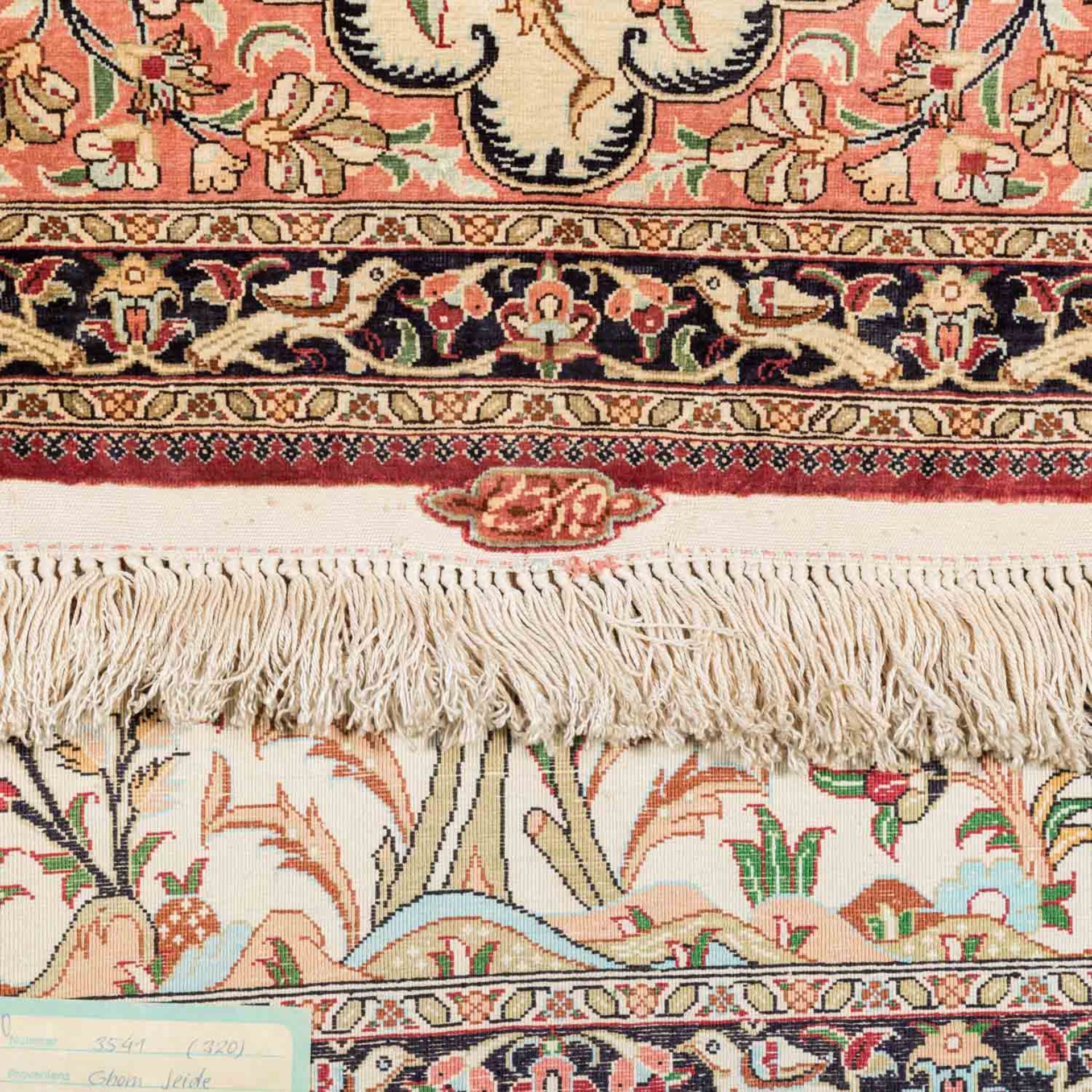 2 Orientteppiche. PERSIEN, 20. Jh..1 GHOM, 77x55 cm und 1 NAIN, 156x108 cm.2 oriental carpets. - Bild 4 aus 7