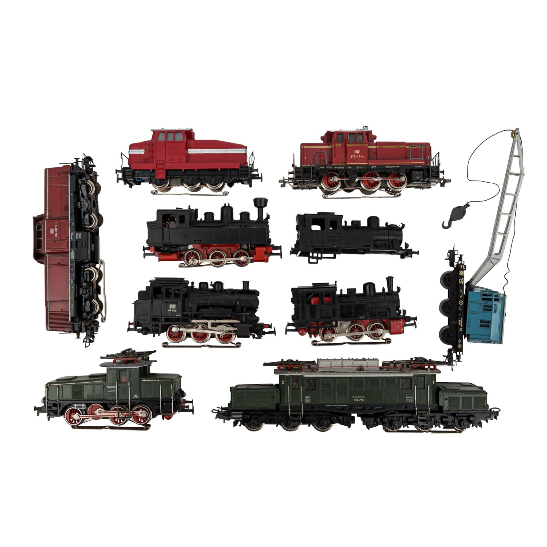 MÄRKLIN umfangreiches Konvolut Lokomotiven und Güterwagen, Spur H 0,bestehend aus zwei E-Loks 3022 - Bild 4 aus 5