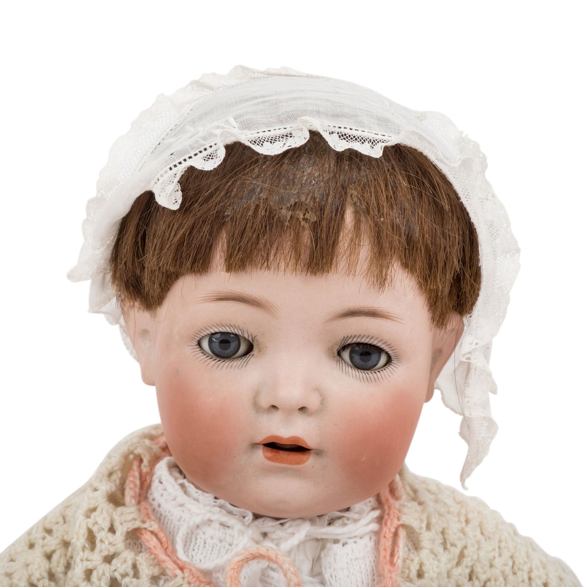 SIMON & HALBIG for FRANZ SCHMIDT & Co a.o. porcelain head doll, around 1912. - Bild 2 aus 5