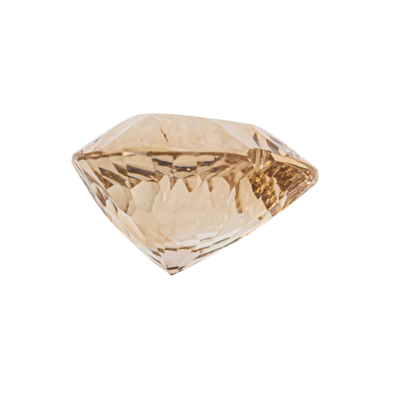 Loser, natürlicher Topas, 28,63 ct.,Herzschliffvariation, 21,08 x 17,78 x 11,6 mm, gelbstichiges - Image 6 of 7