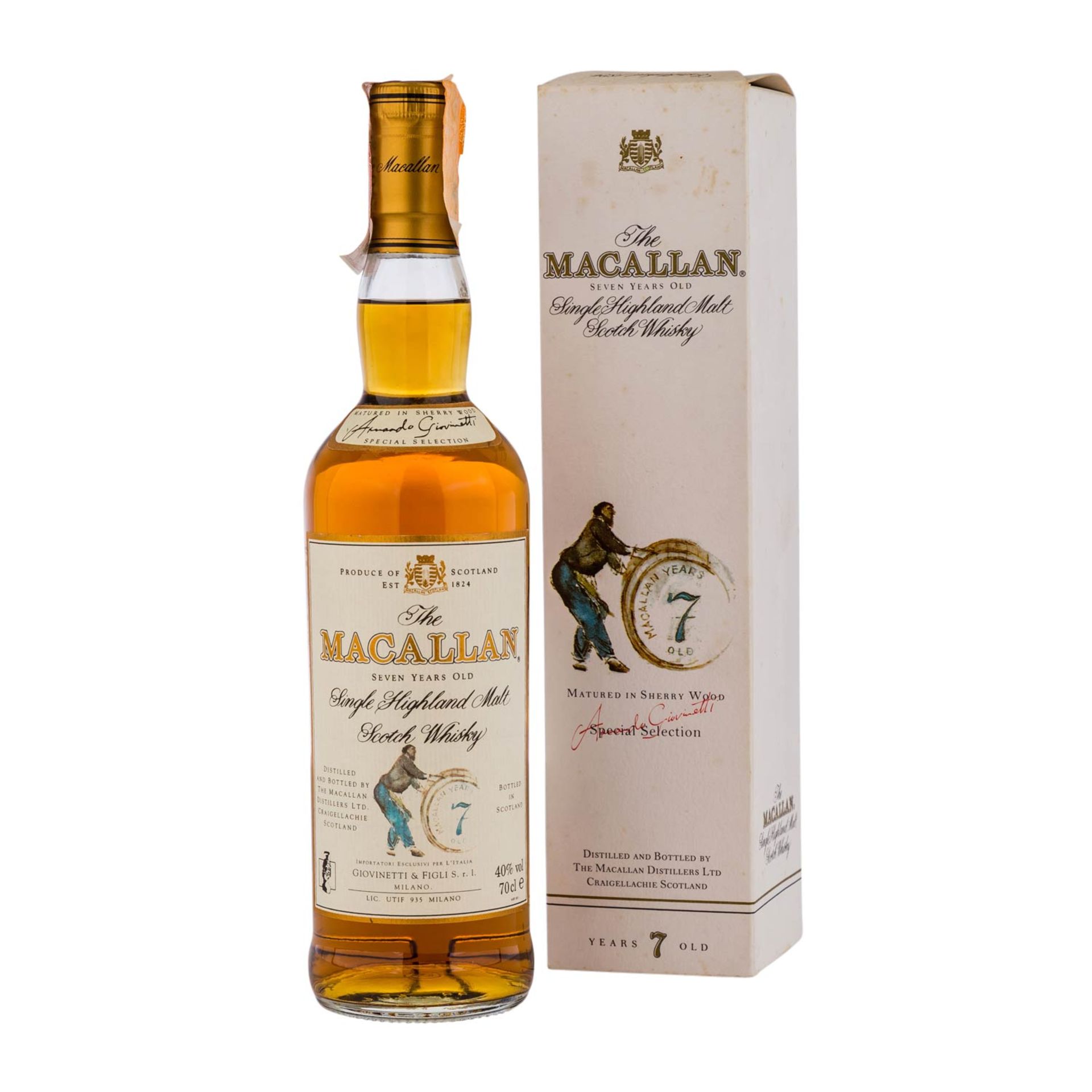 THE MACALLAN 7 years Single Malt Scotch Whisky,Region: Speyside, the Macallan Distillery, im - Bild 2 aus 4