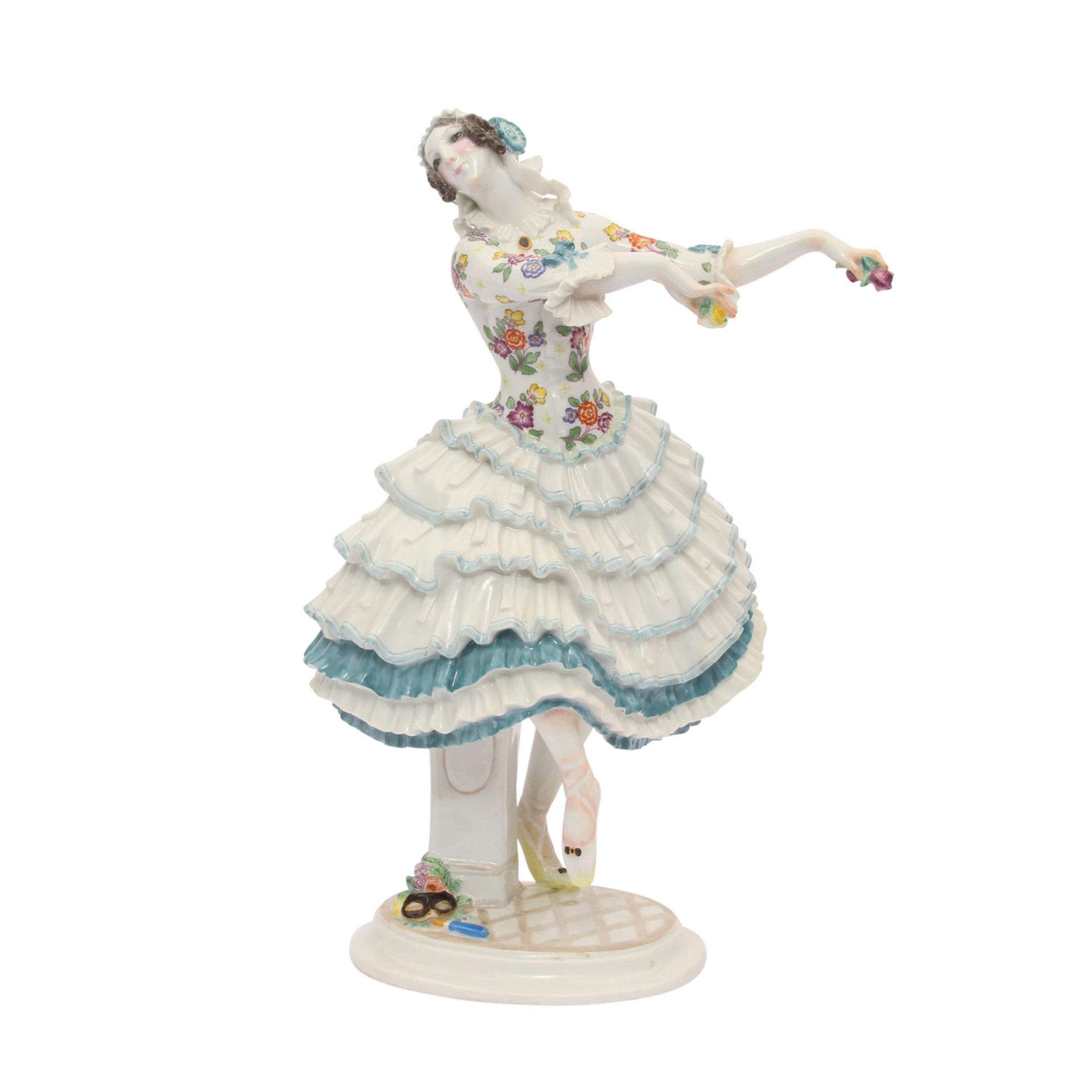 MEISSEN "CHIARINA", Figur aus dem russischen Ballett, 20. Jh.Modell von Paul Scheurich 1912, - Bild 2 aus 6