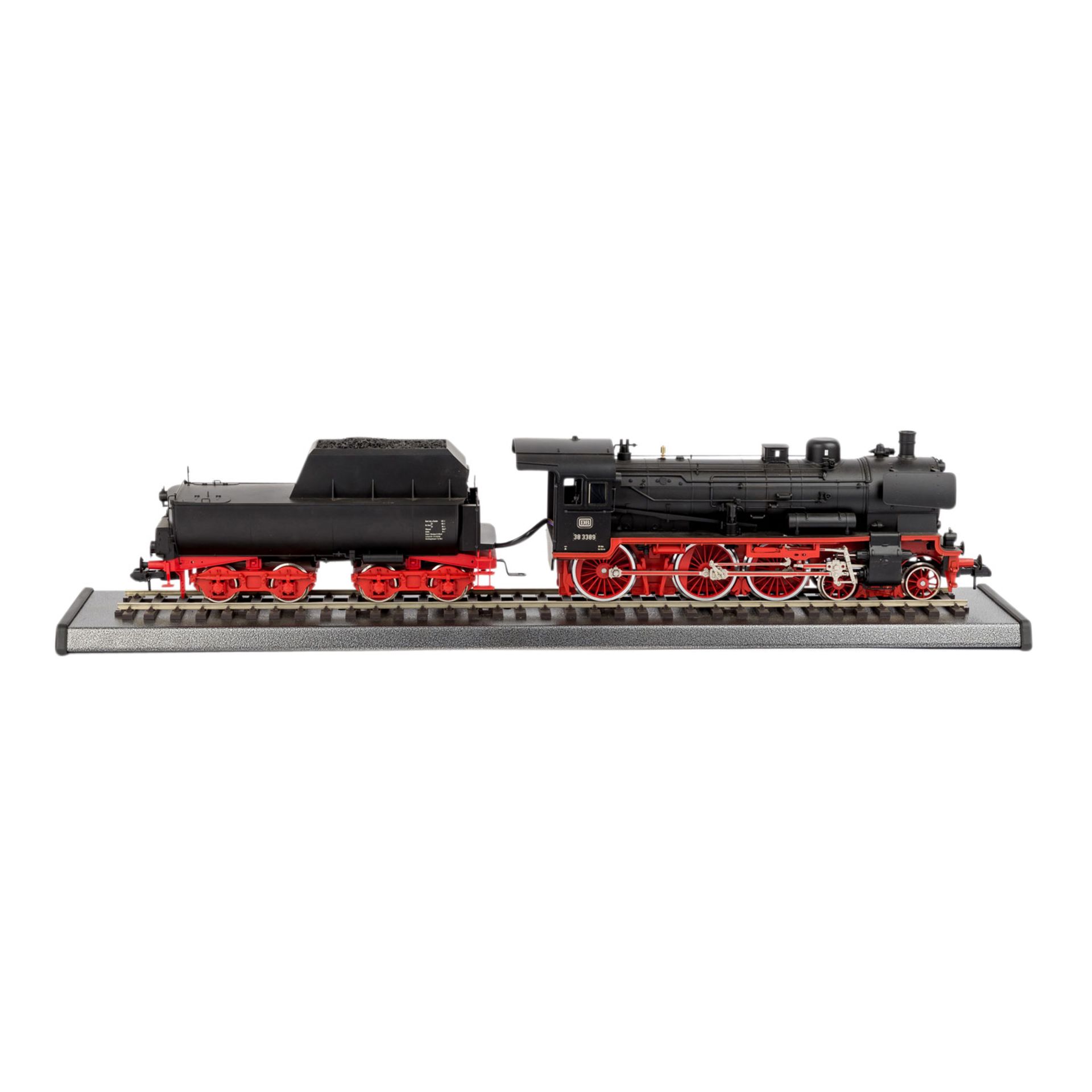 MÄRKLIN Dampflok mit Wannentender, 5597, Spur 1,Schwarze Dampflok BN 38 3389 mit Wannentender auf - Bild 2 aus 2