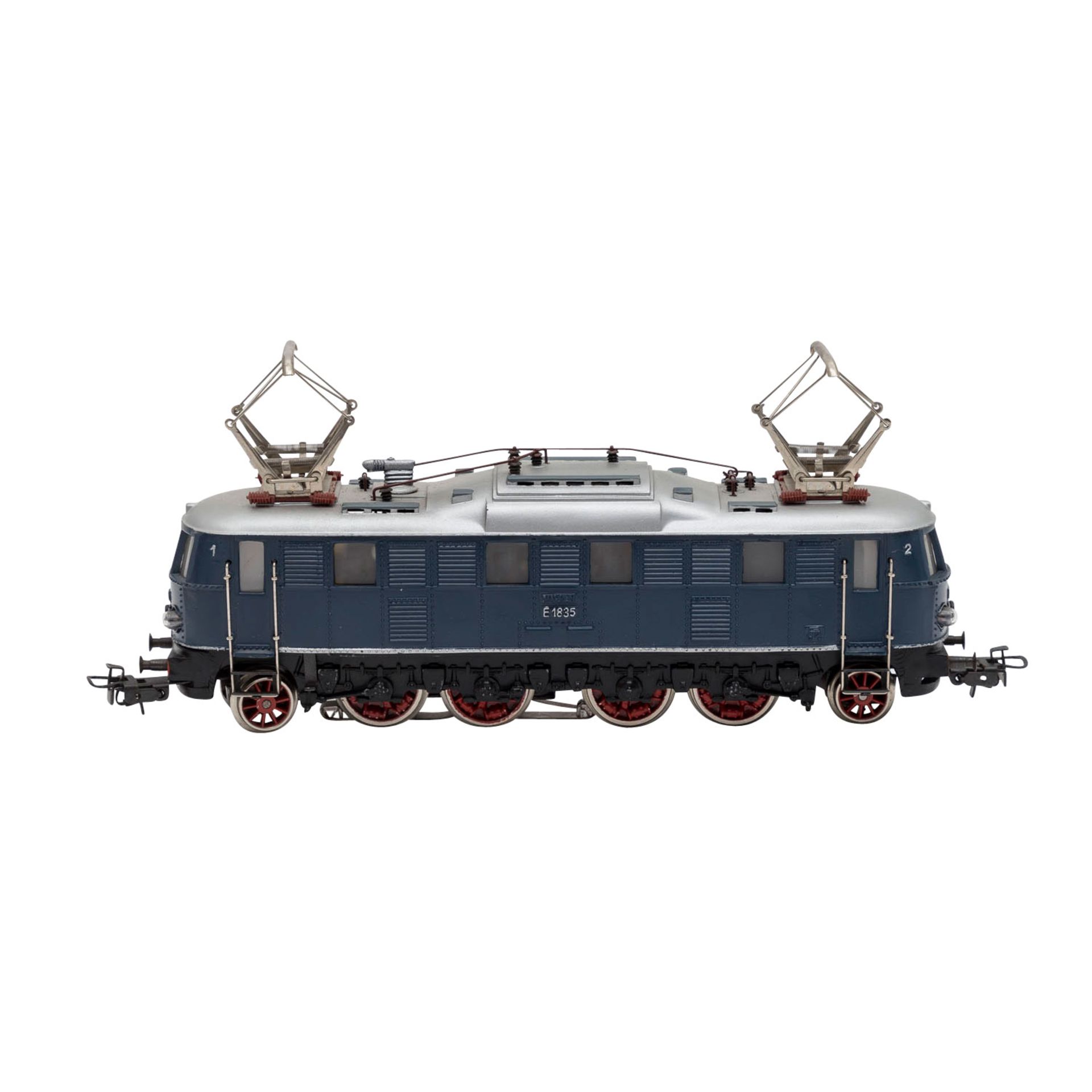 MÄRKLIN Konvolut Lokomotiven und Güterwagen, Spur H 0,bestehend aus drei E-Loks 3034, 3049 und - Bild 4 aus 4