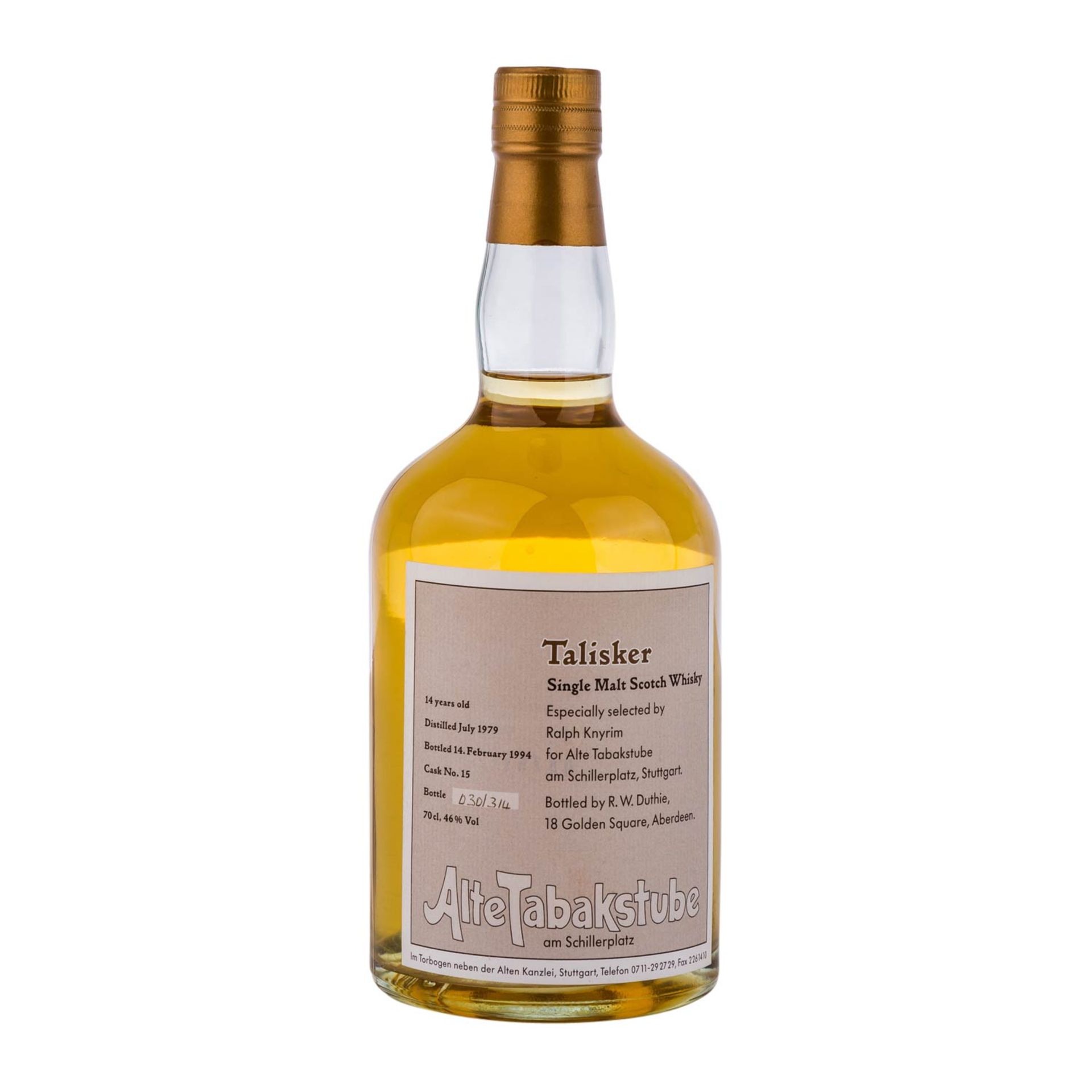 TALISKER 14 years Single Malt Scotch Whisky, 1979Region: Islands, Talisker Distillery, Teil der
