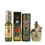 IRLAND 4 Flaschen Irish Whiskey BUSHMILLS MALT 10 years / TULLAMORE DEW / BLACK BUSH /