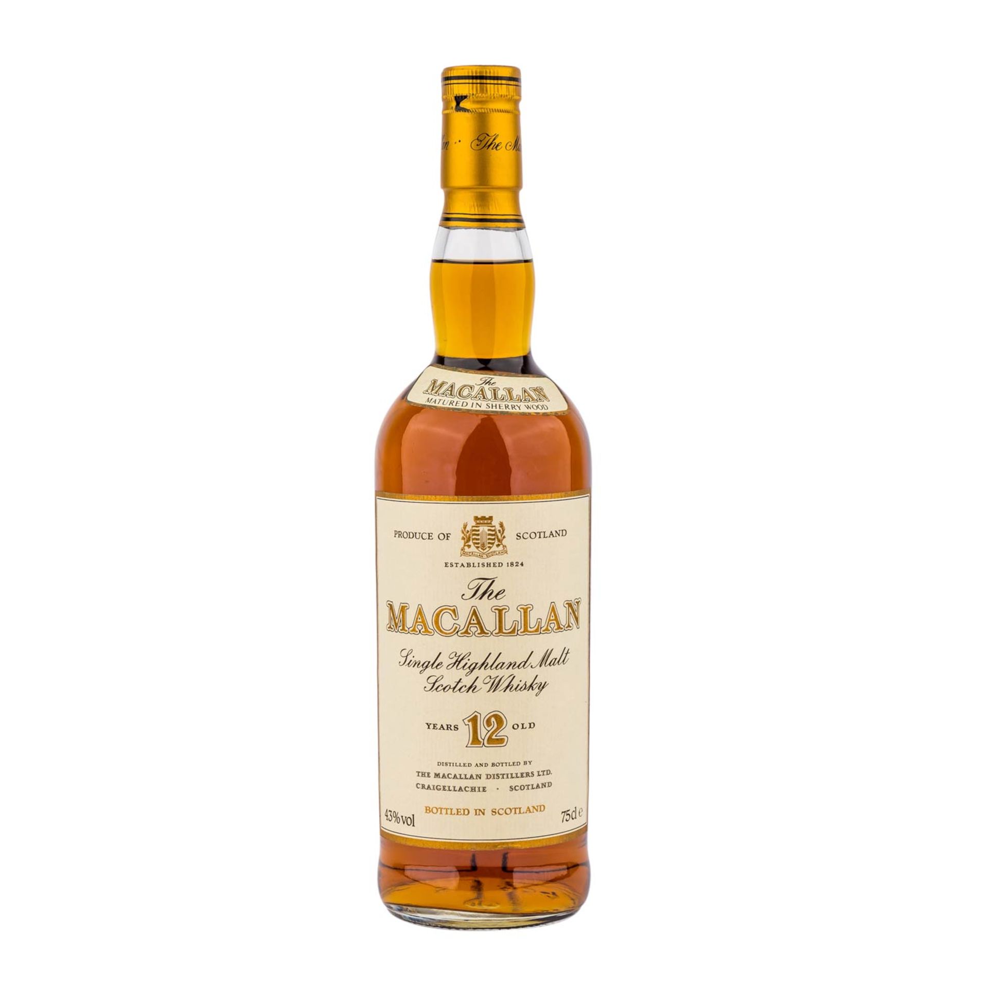 THE MACALLAN 12 years Single Malt Scotch Whisky,Region: Speyside, the Macallan Distillery, im