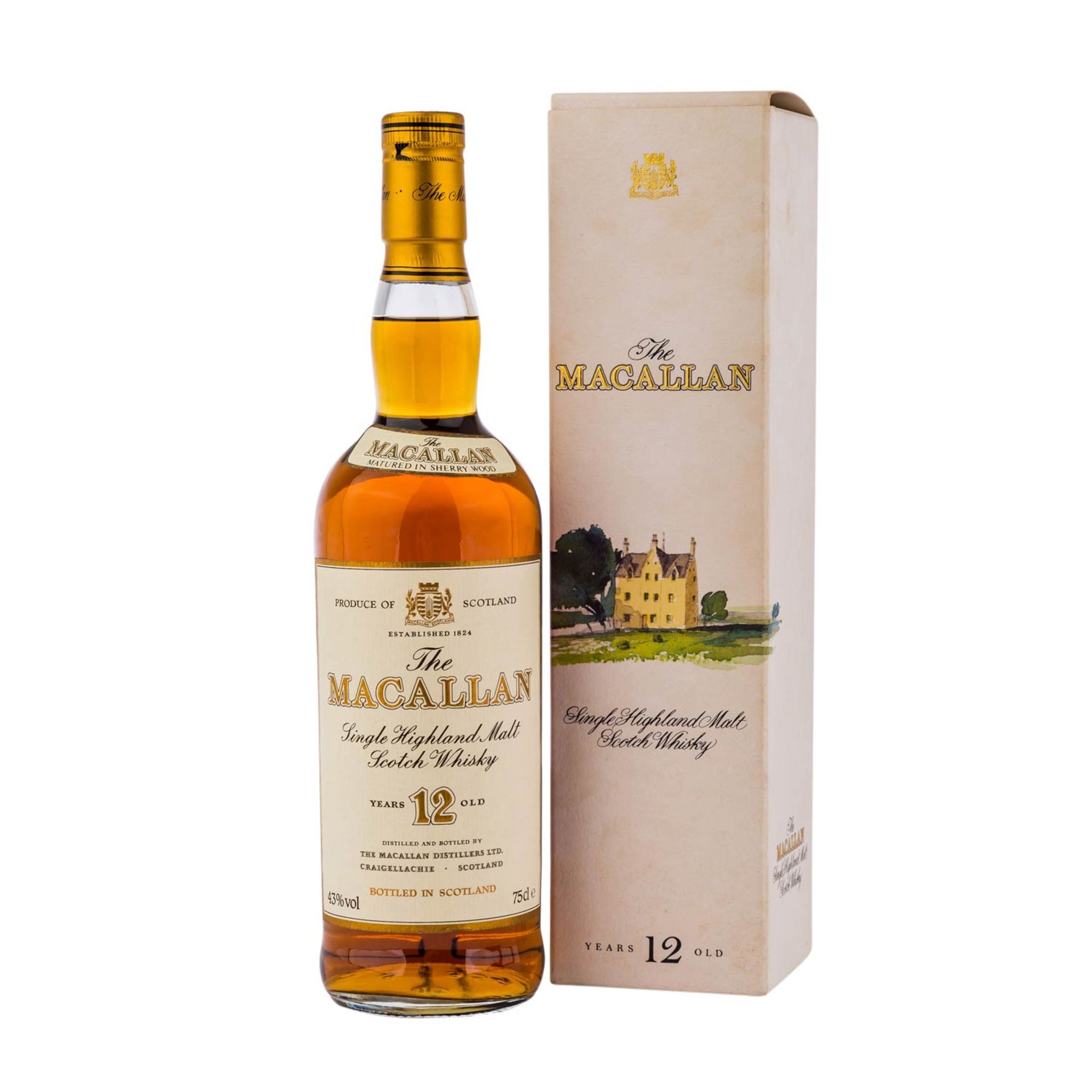 THE MACALLAN 12 years Single Malt Scotch Whisky,Region: Speyside, the Macallan Distillery, im - Bild 2 aus 2