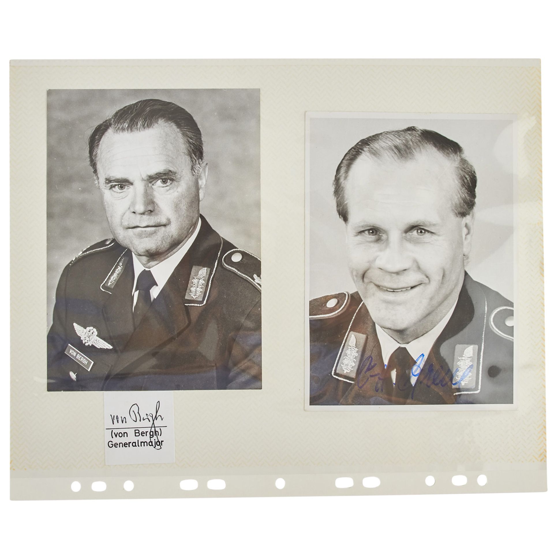 Autographen - Militär mit III. Reich und BRD nach 1949Bundeswehr. U.a. Ritterkreuzträger und andere. - Bild 7 aus 8