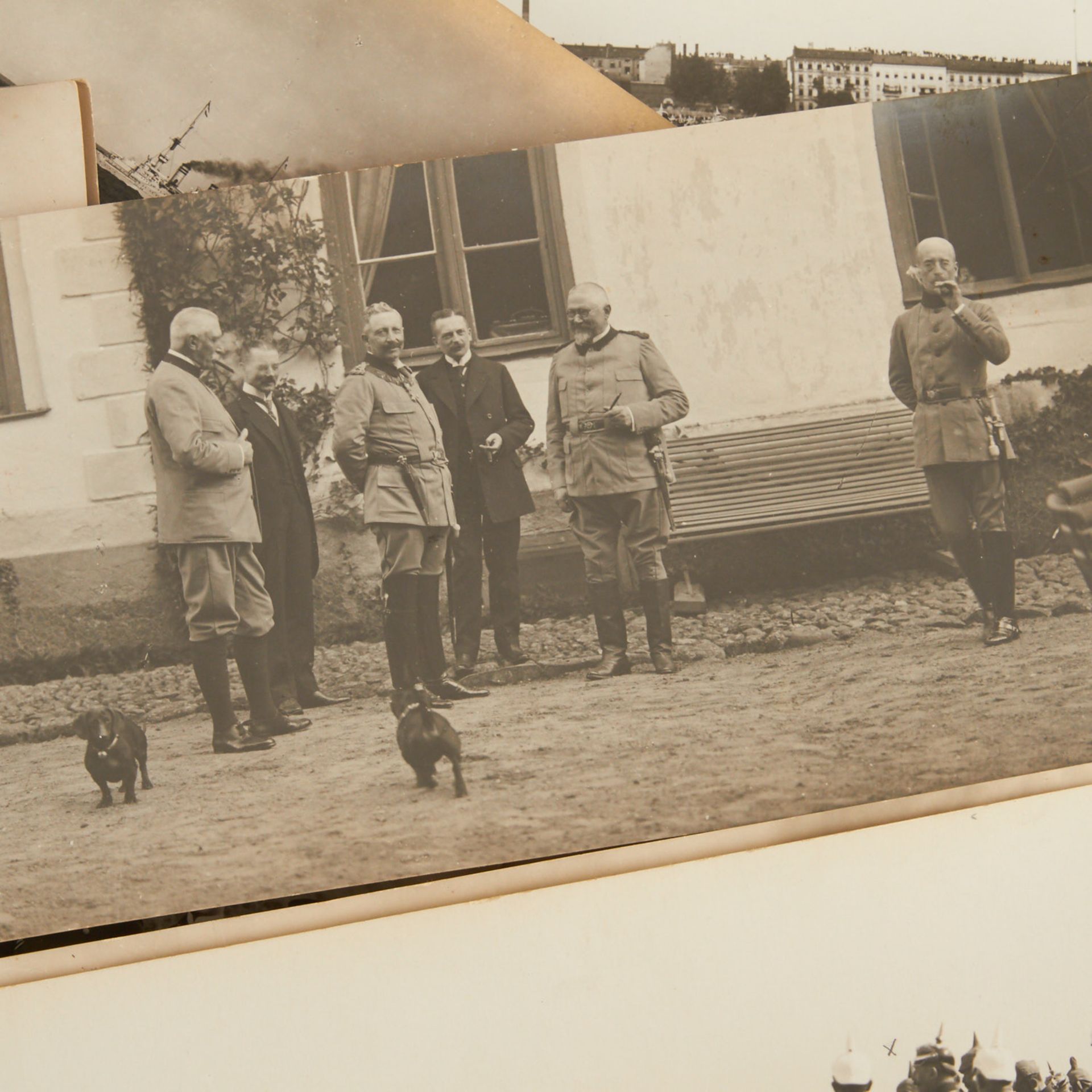 Militär- und Manöverfotografie Kaiser Wilhelm II. -Ca. 35 Fotokarten, die meisten revers - Bild 5 aus 7