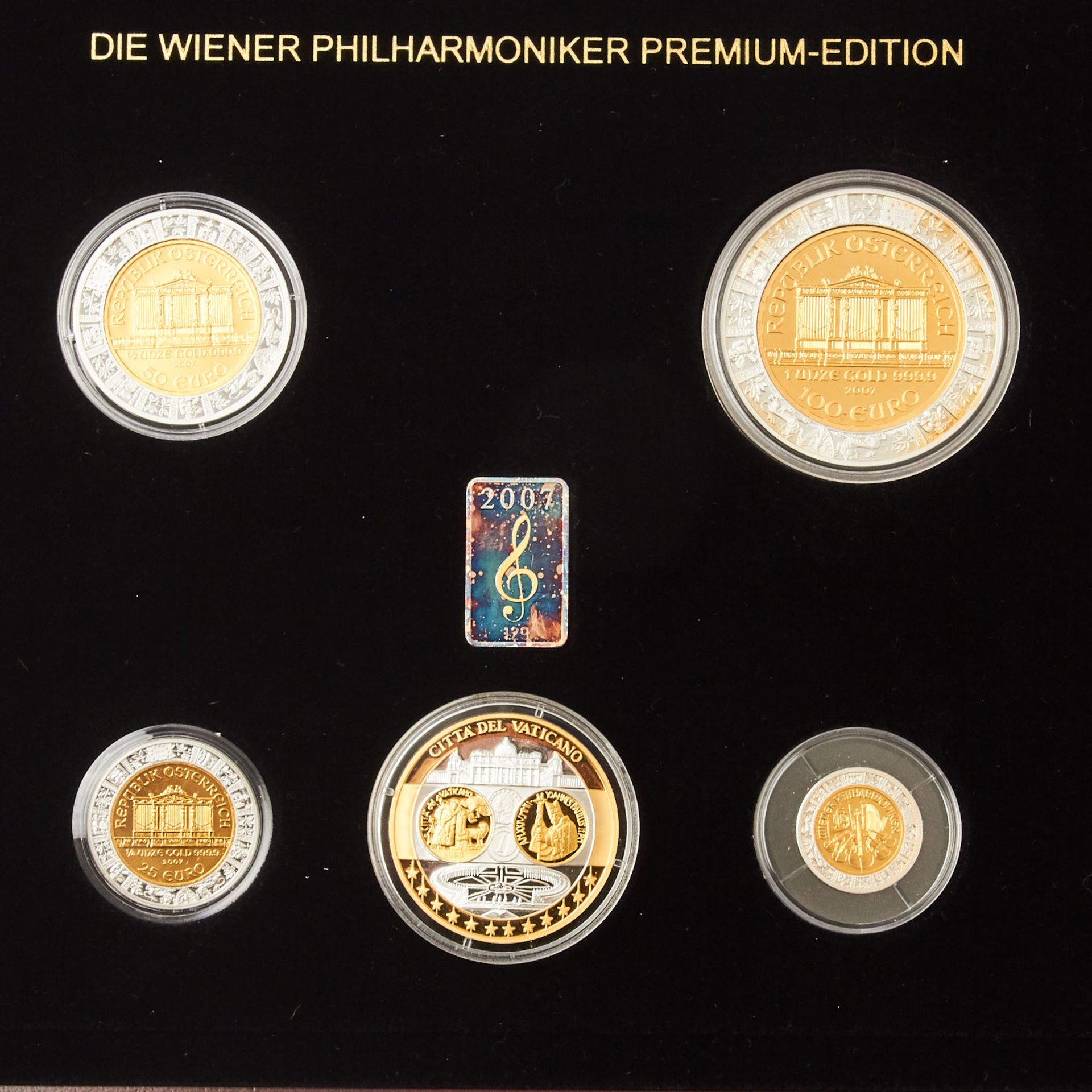 Österreich/GOLD - Die Wiener Philharmoniker PREMIUM-EDITION,Original-Gold-Philharmoniker des - Bild 2 aus 3