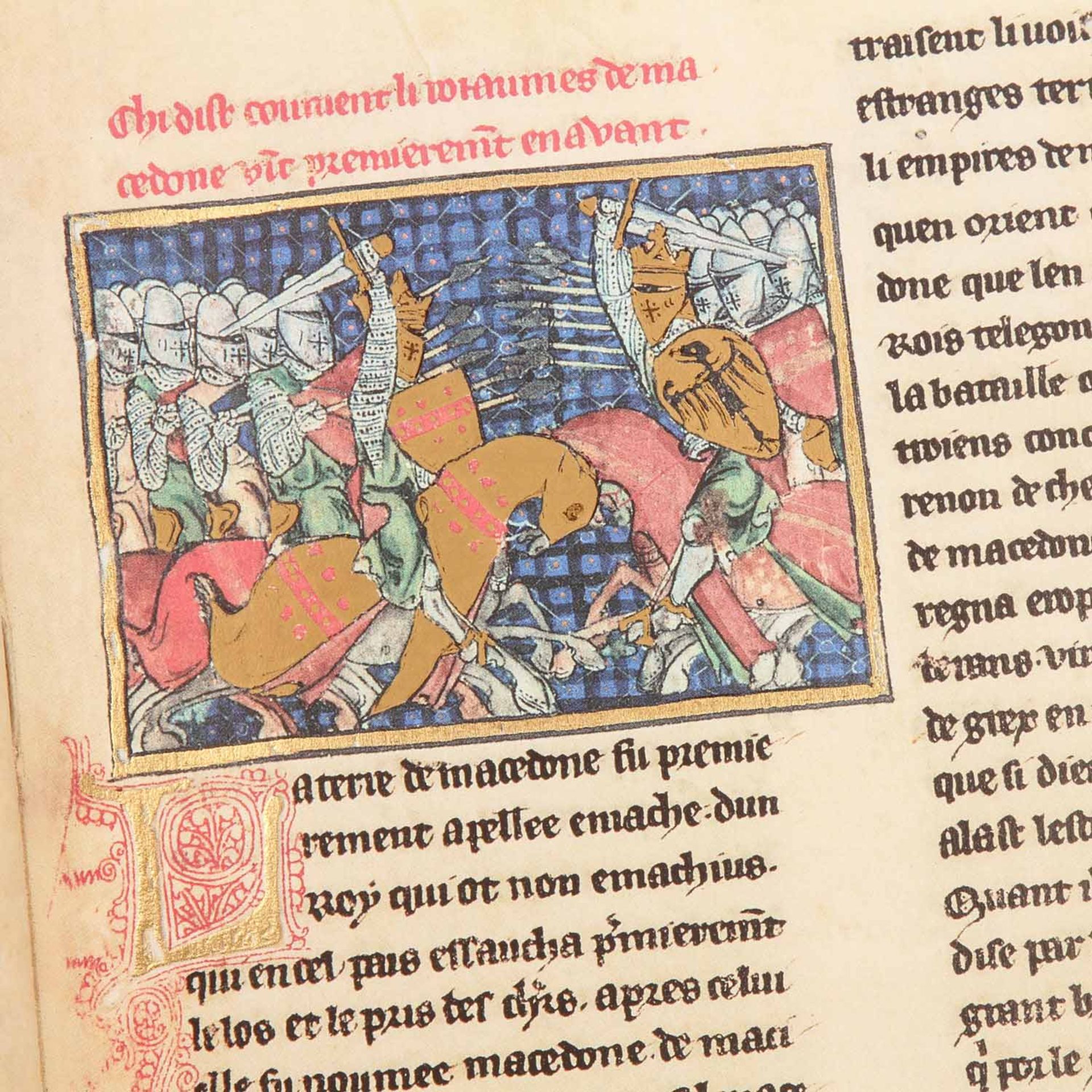 FAKSIMILE Der Berliner Alexanderroman/L'histoire du bon roi Alexandre, 13.Jh.-limitierte Auflage der - Bild 14 aus 14