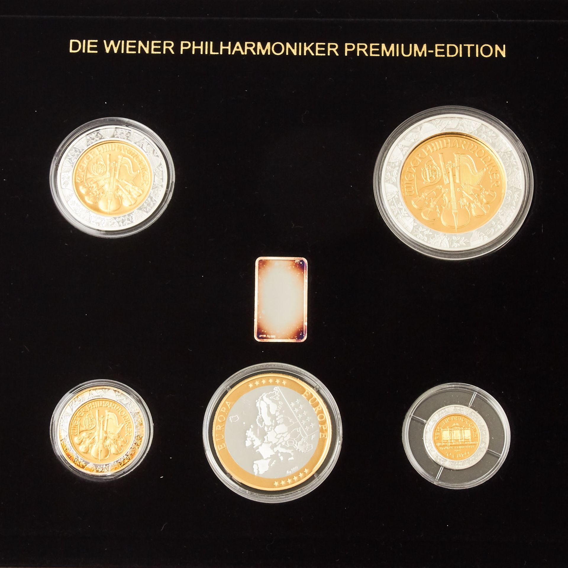 Österreich/GOLD - Die Wiener Philharmoniker PREMIUM-EDITION,Original-Gold-Philharmoniker des - Bild 3 aus 3