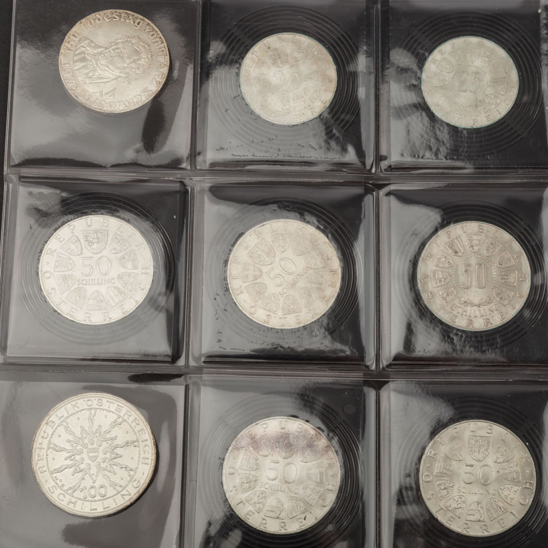 Restsammlung mit etwas Gold - Album mit modernen Münzen,20 Mark Preussen 1908, 2,5 Ps. Mexiko 1945 - Bild 3 aus 6