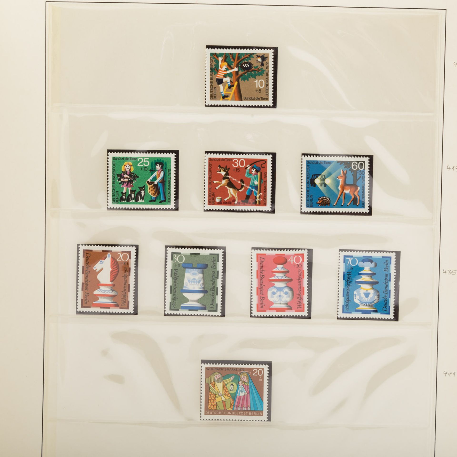 Berlin - Postfrische Sammlung in 2 LindnerRingbindern, neues System ab 1948-1990. Gute Anfänge wie - Bild 7 aus 7