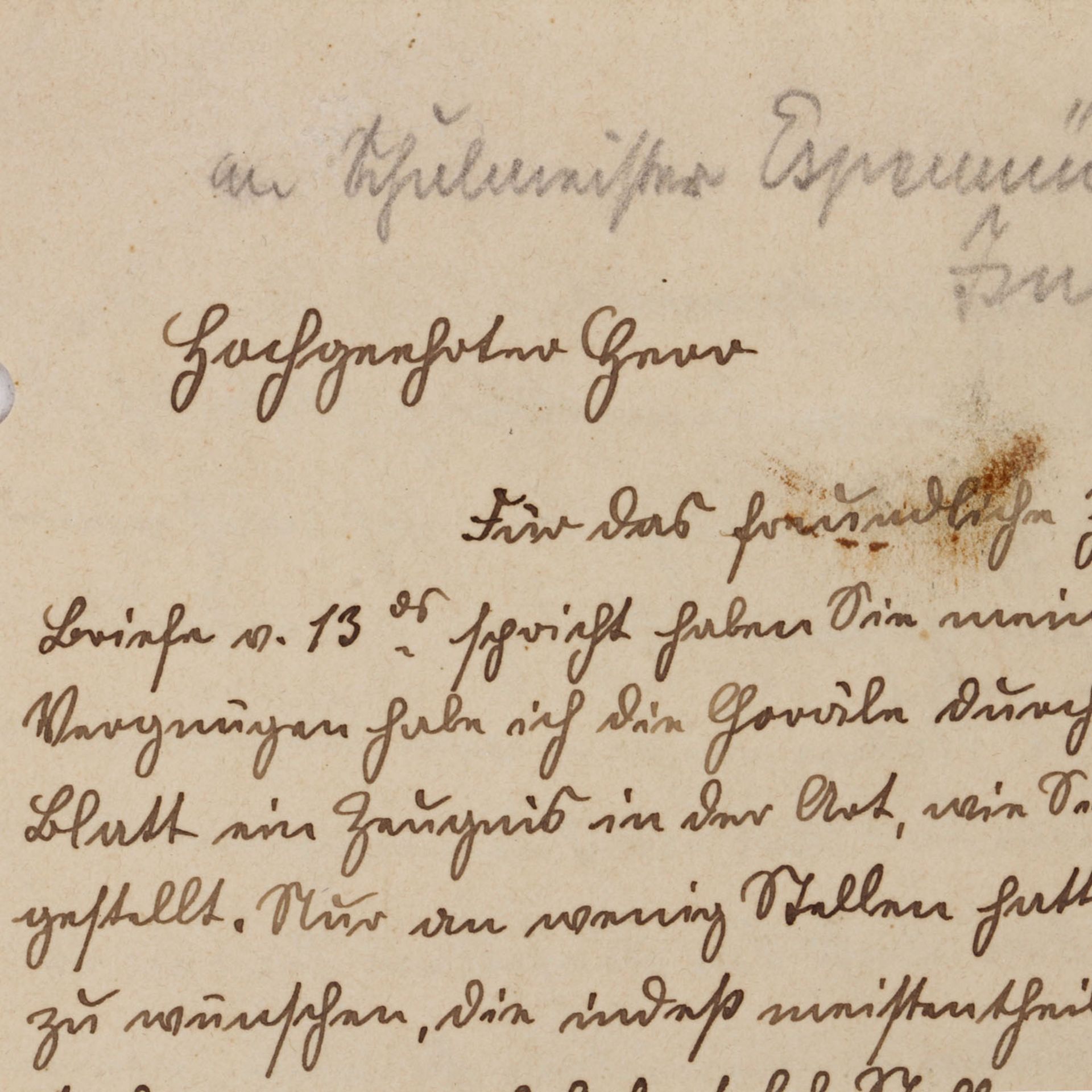 FELIX MENDELSSOHN BARTHOLDY (1809-1847) – Abschrift eines als verschollengeltenden Briefes des - Bild 2 aus 4