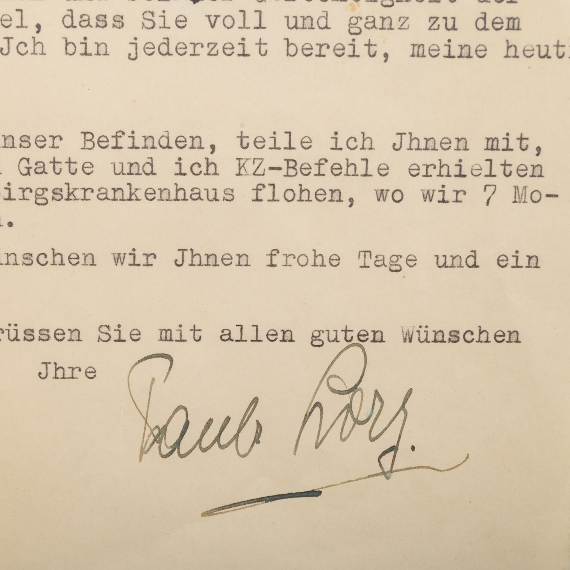 Brief aus der Familie EINSTEIN, verfasst 1945 in Ulmvon PAULA LORZ geb. EINSTEIN. Aus dieser - Bild 3 aus 3