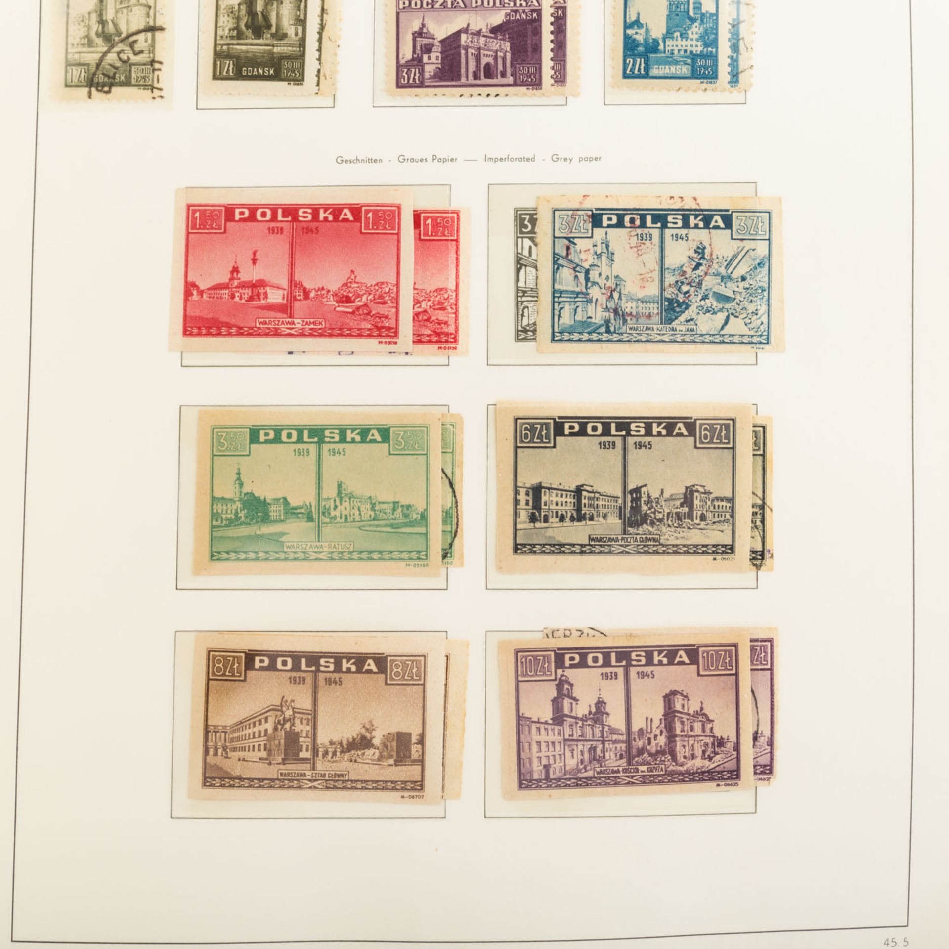 Polen 1944/45 bis ca. 1973 - Sehr gehaltvolle Sammlung.Es wurde postfrisch und gestempelt gesammelt. - Bild 18 aus 19