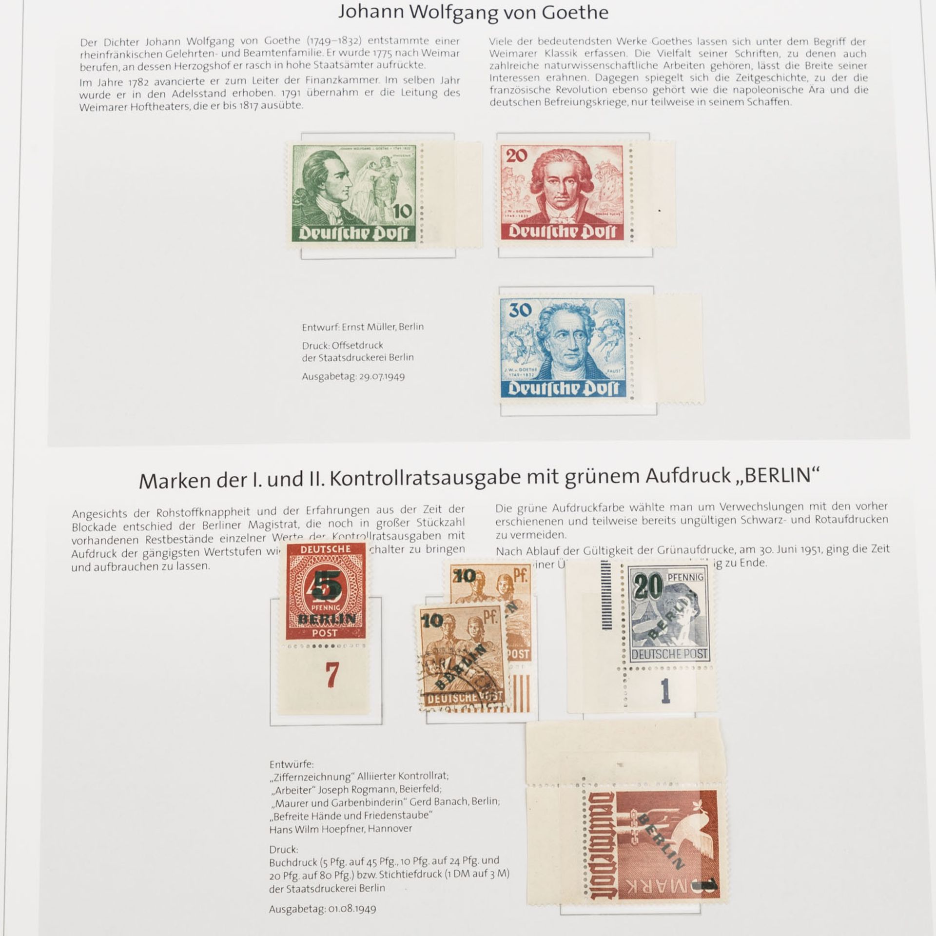Berlin - Sehr saubere Sammlung im Deutschland-Klassik-Album,Sammlung geht von 1948 bis ca. 1971. - Bild 5 aus 8