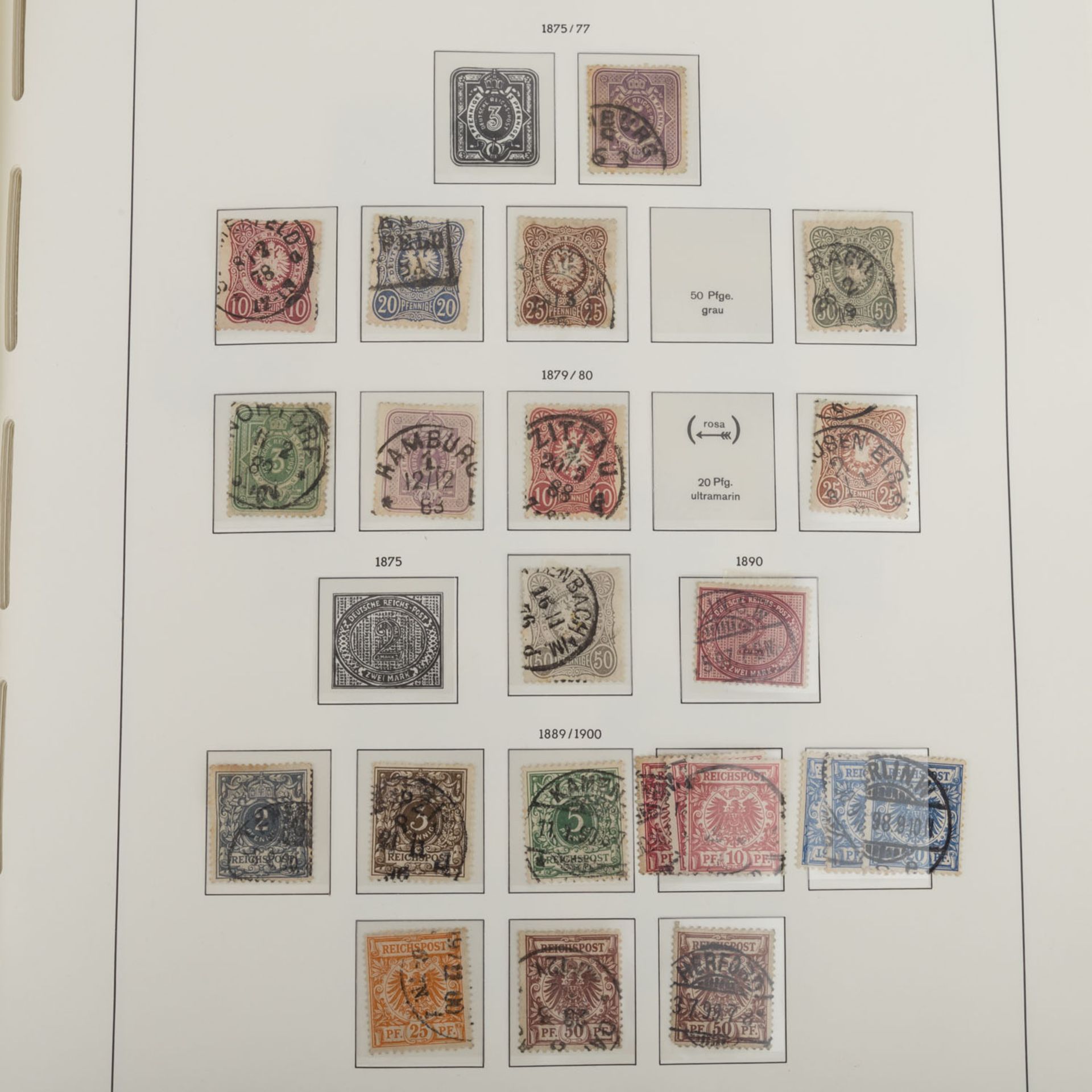 Deutsches Reich - Sammlung gestempelt, ungebraucht,postfrisch in zwei Alben von 1872-1945. Dabei - Bild 2 aus 4