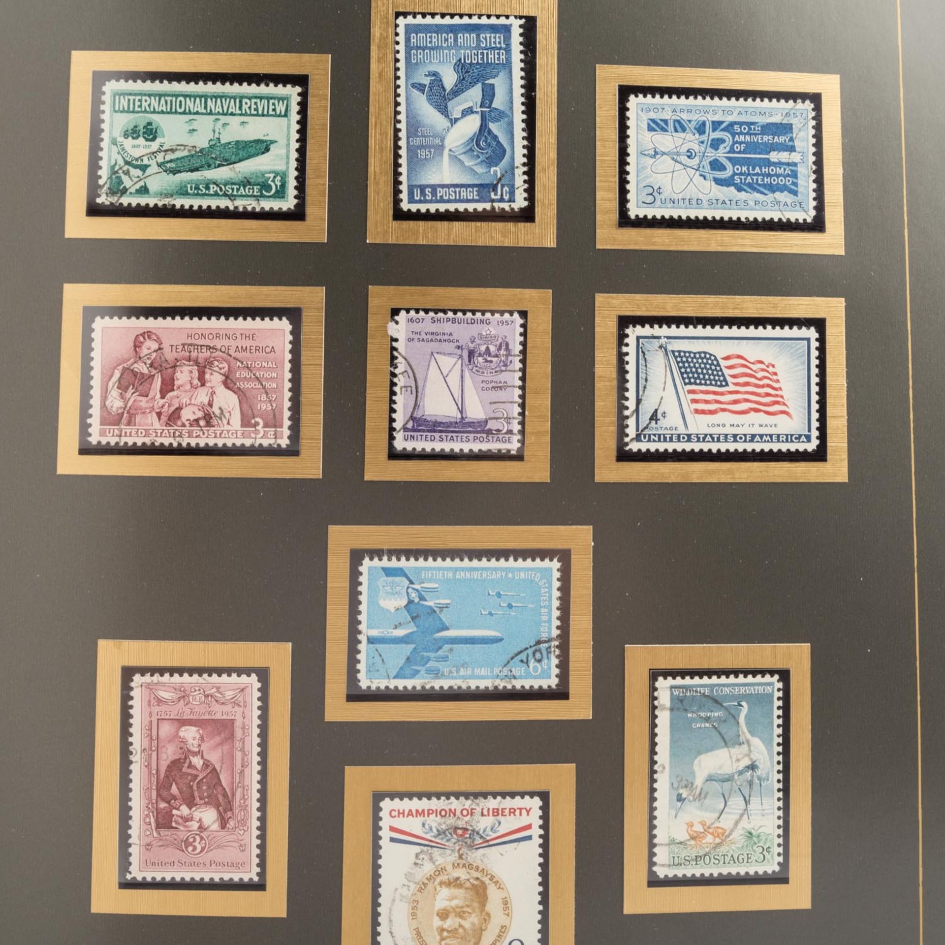 USA 1857 / ca.1988 - Teilsammlungen gestempelt undpostfrisch in 3 Alben. Dabei interessante - Bild 14 aus 20