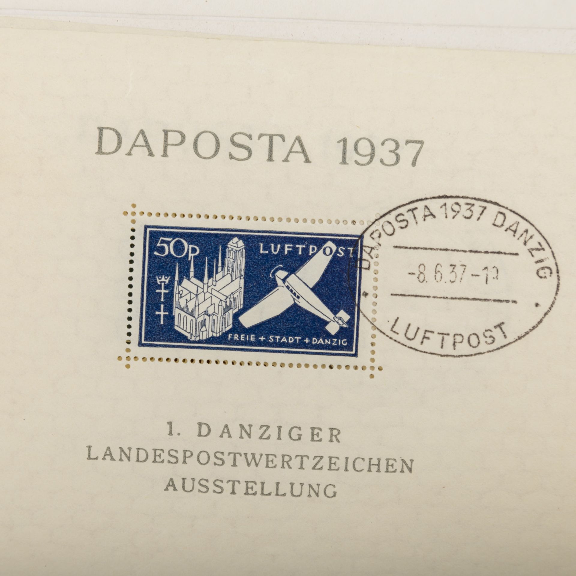 Bunte Zusammenstellung – U. a. Blockausgaben Dt. Reich,wie Olympische Spiele Berlin 1936, Danzig, - Bild 2 aus 8