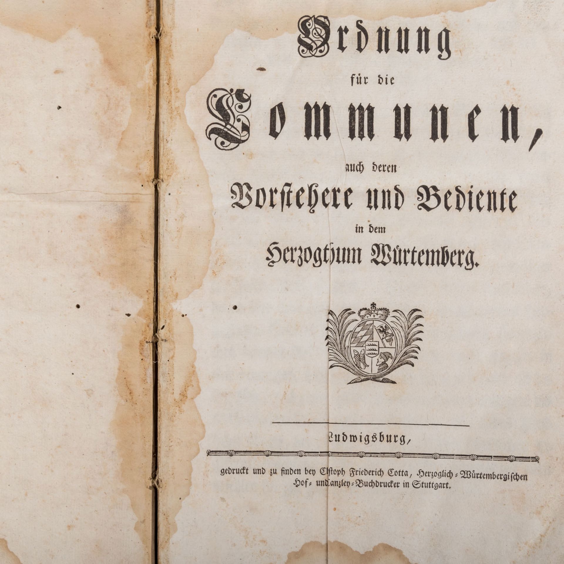 Hochinteresante Schriftensammlung der Thematik Württemberg -1 x Des Herzogtums Württemberg - Bild 3 aus 6