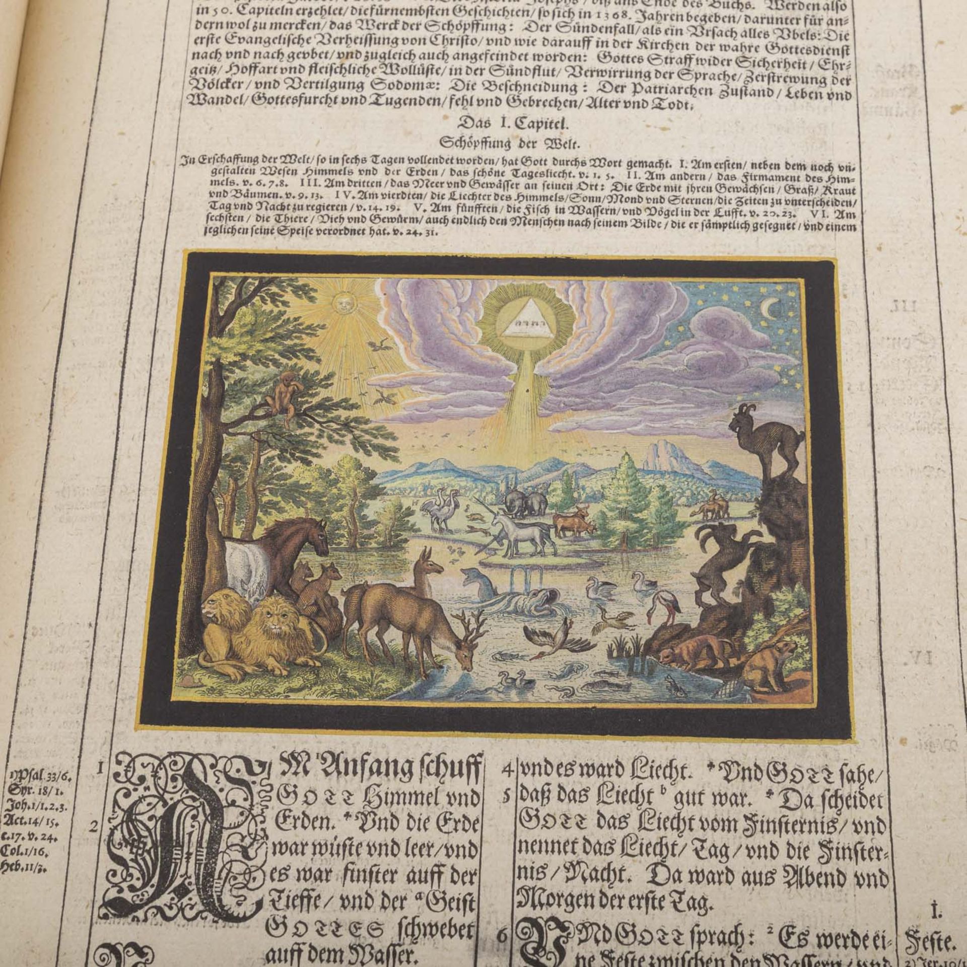 Faksimile Ausgabe einer Bibel von 1630, Straßburg,Coron Verlag Berlin 2005. Braunes Volleder mit - Bild 8 aus 11