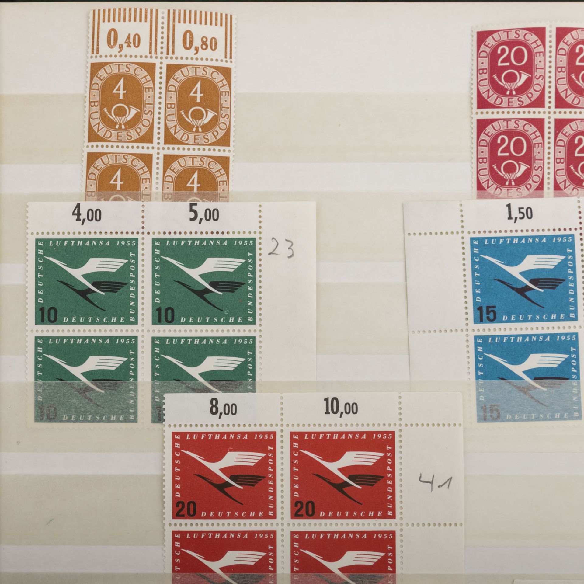 Deutschland nach 1945 - ungebrauchte, oft postfrischeSammlung in drei Bänden.Germany after 1945 - Bild 5 aus 12