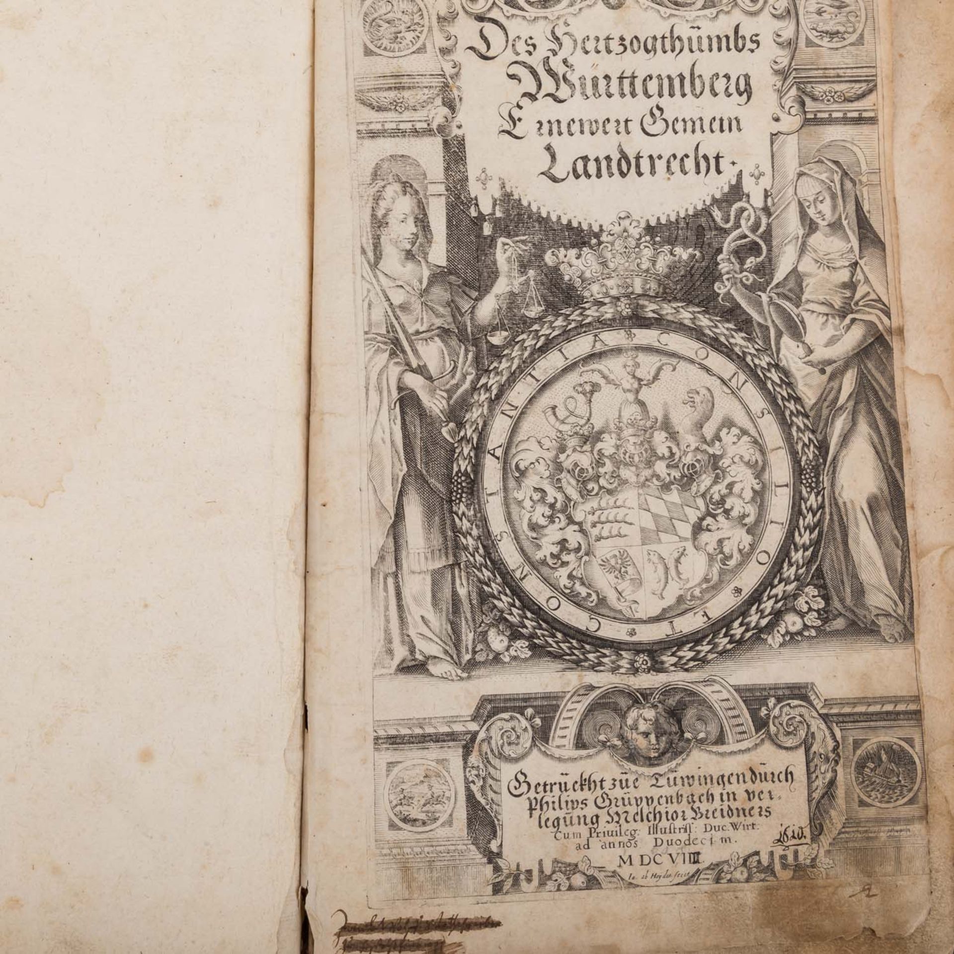 Hochinteresante Schriftensammlung der Thematik Württemberg -1 x Des Herzogtums Württemberg - Bild 5 aus 6