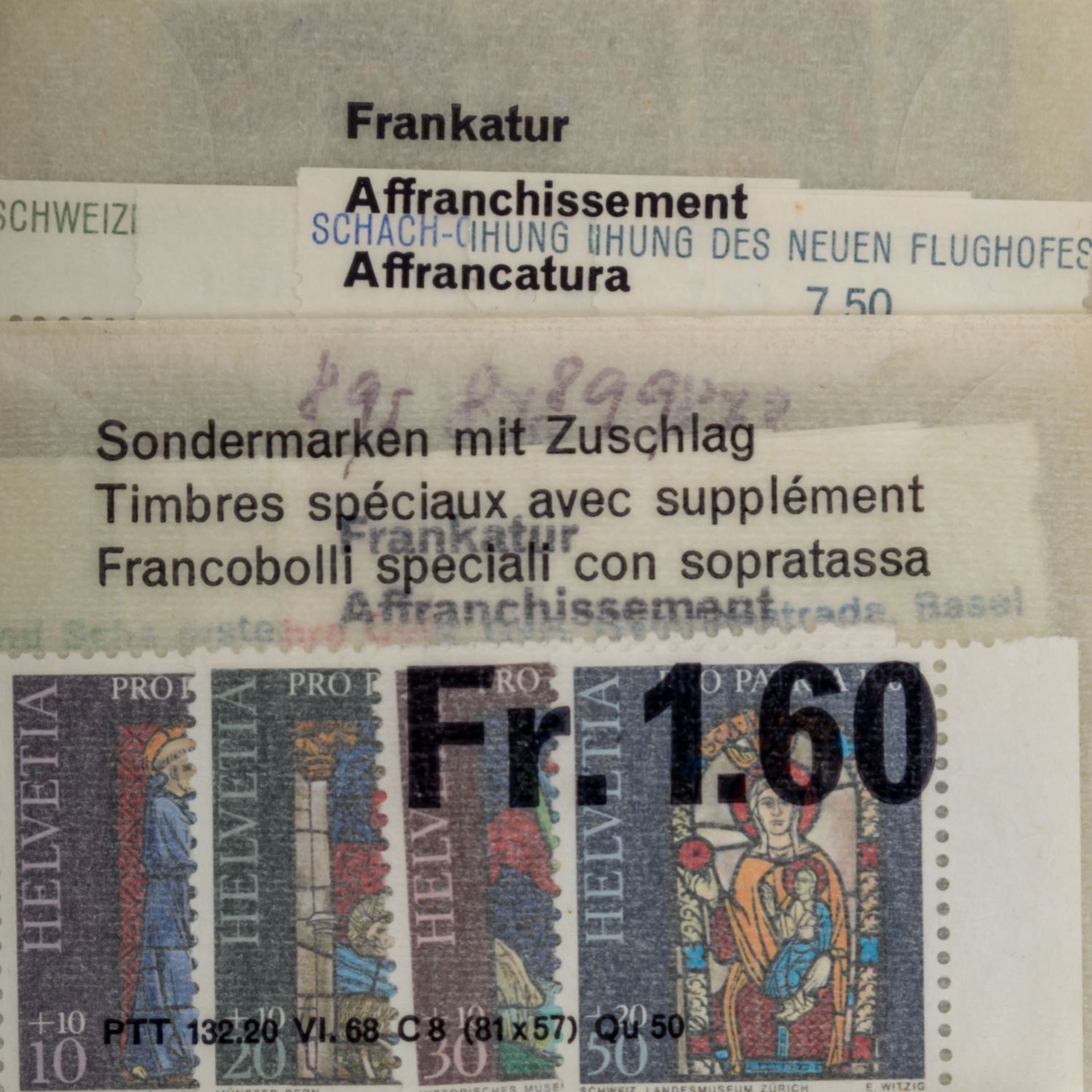 Schweiz - Posten postfrischer Markenin originalen Abo Tütchen.Switzerland, mnh convolute. - Bild 6 aus 6