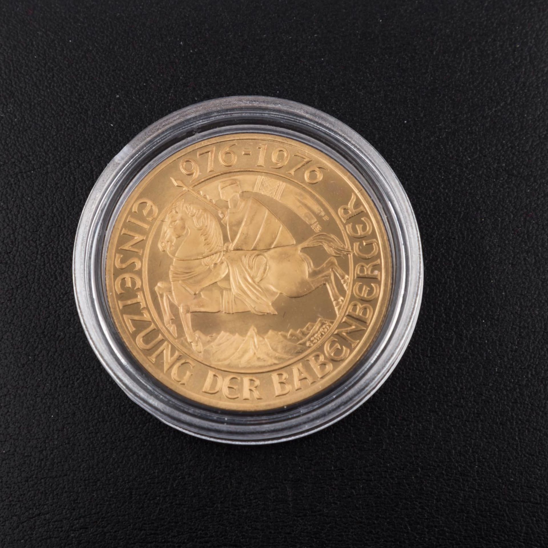 Österreich/GOLD - 1000 Schilling Babenberger,ca. 12,15 g fein, vzAustria/GOLD - 1000 Shillings - Bild 2 aus 3