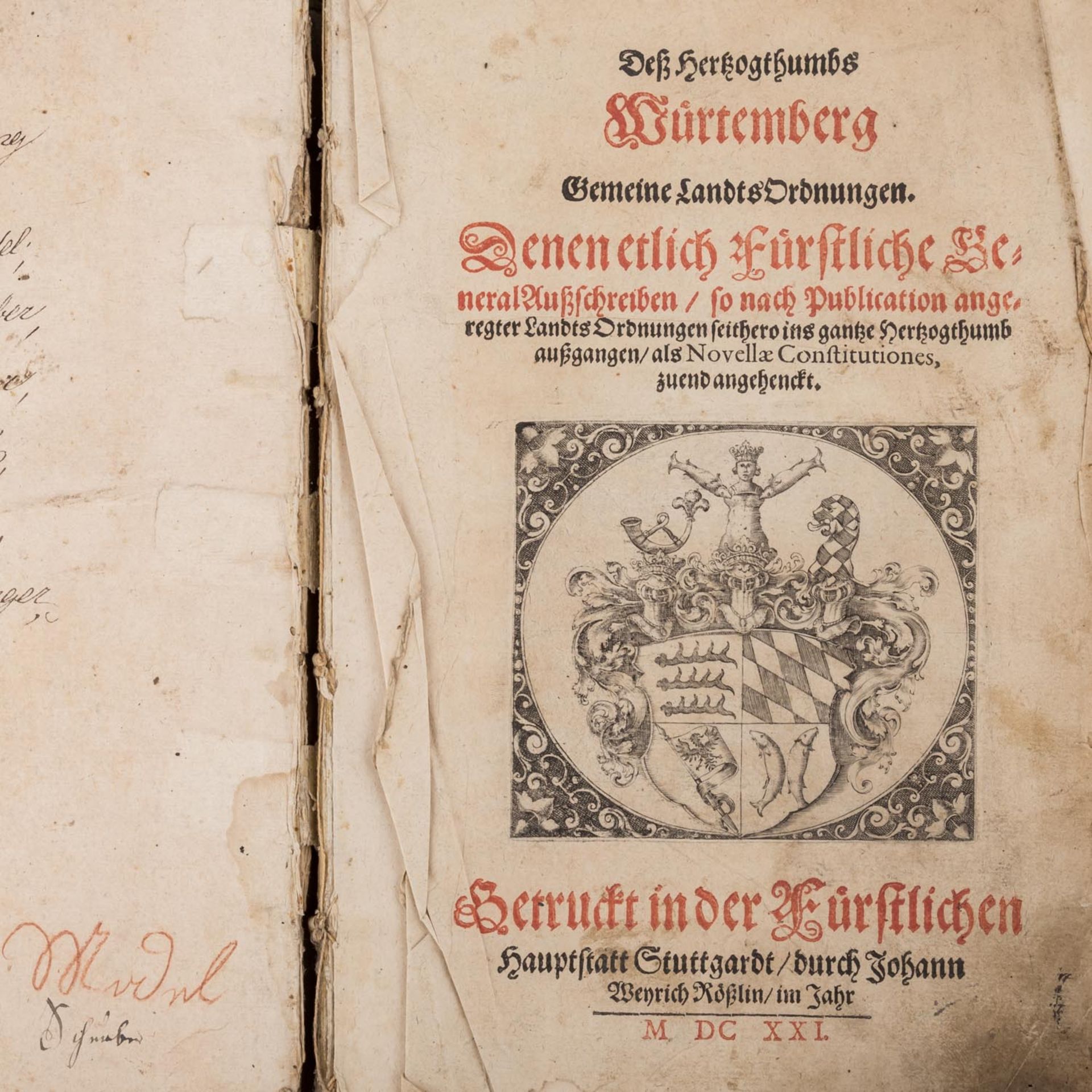 Hochinteresante Schriftensammlung der Thematik Württemberg -1 x Des Herzogtums Württemberg - Bild 6 aus 6